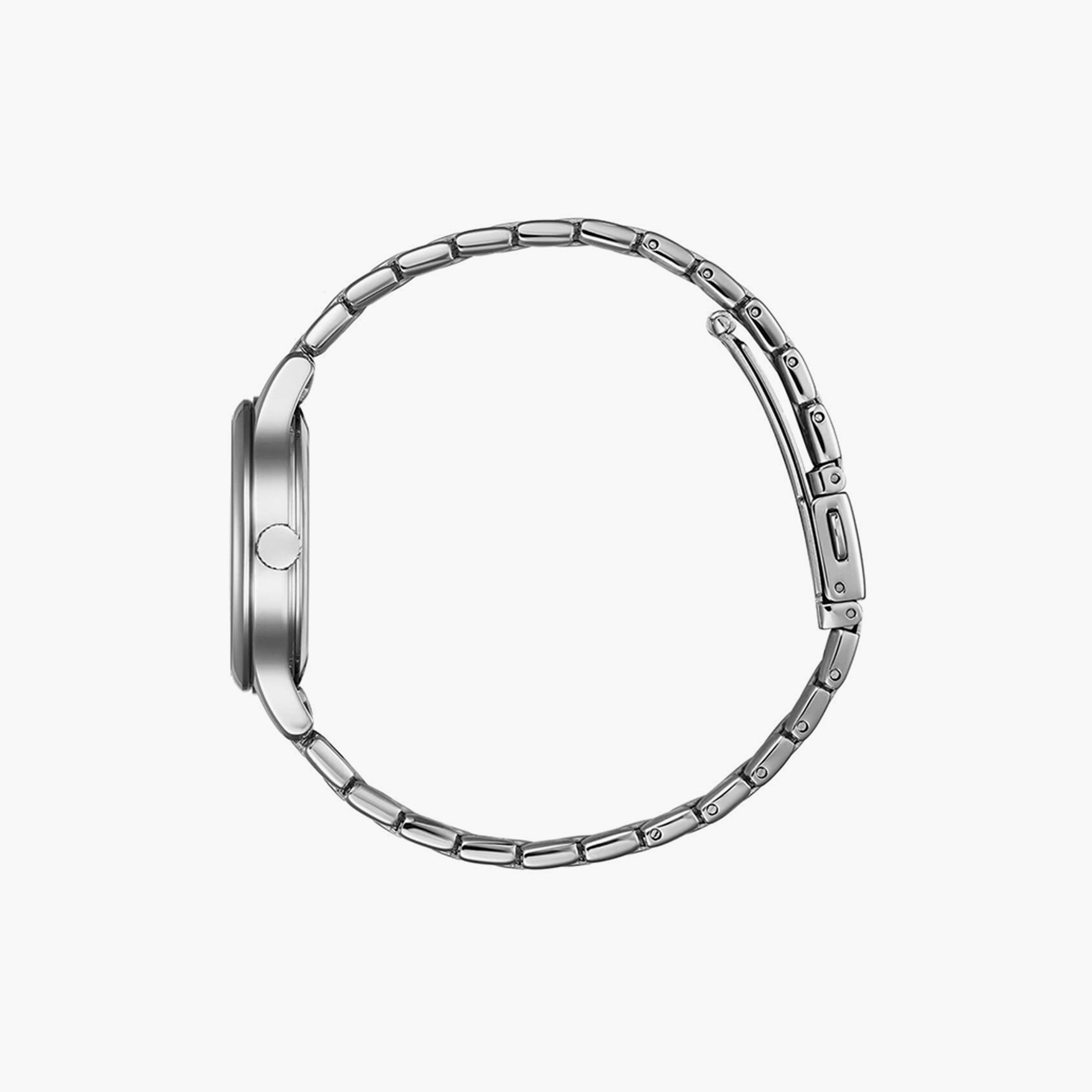 ساعة سيتيزن إيكو درايف 30 ملم فضية أنالوج بسوار من الستانلس ستيل | EM0890-85L-women-watchesandjewellery-watches-image-2