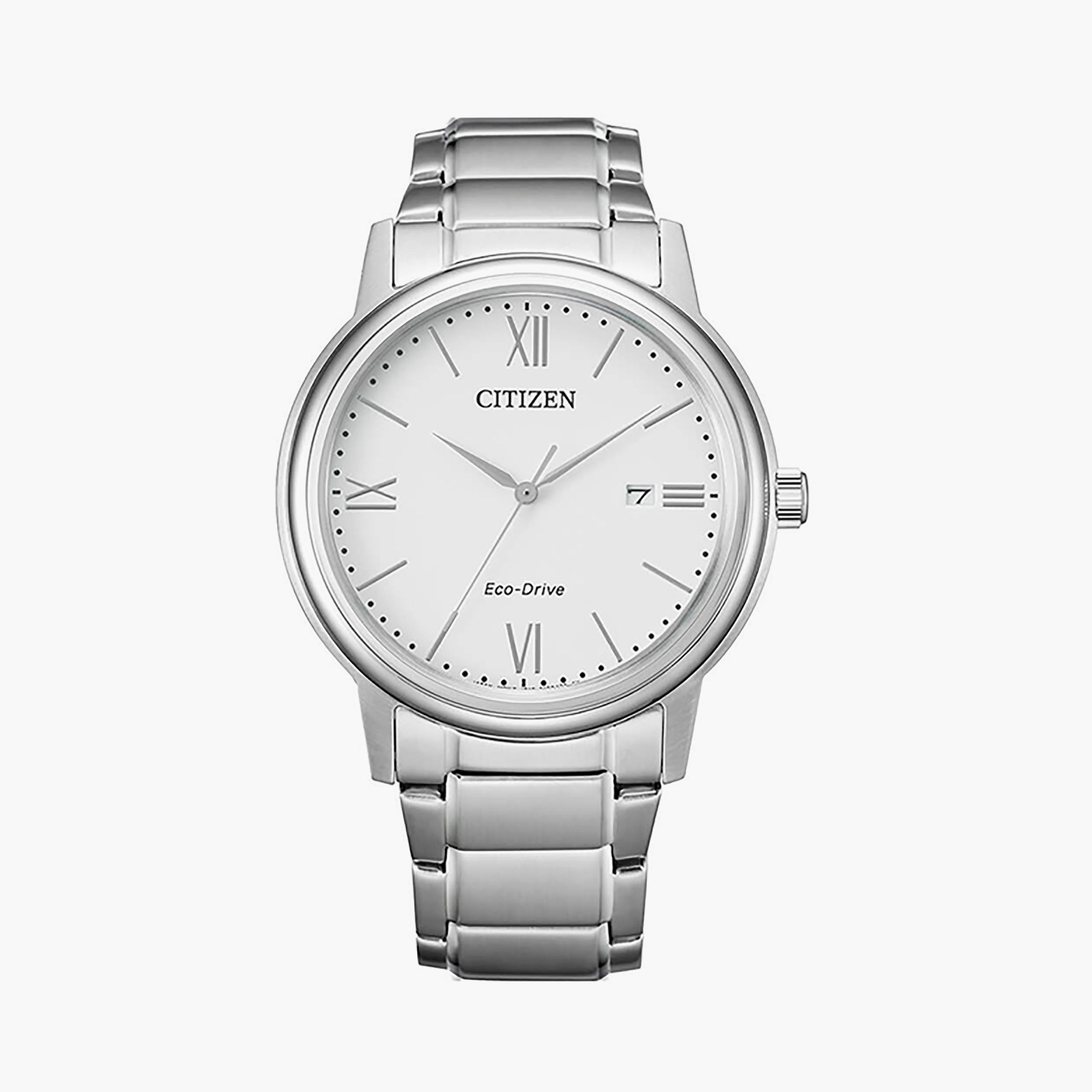 Citizen Eco-Drive Men 41 MM Silver Analog Stainless Steel Strap Watch | AW1670-82A-men-watchesandjewellery-watches-image-1