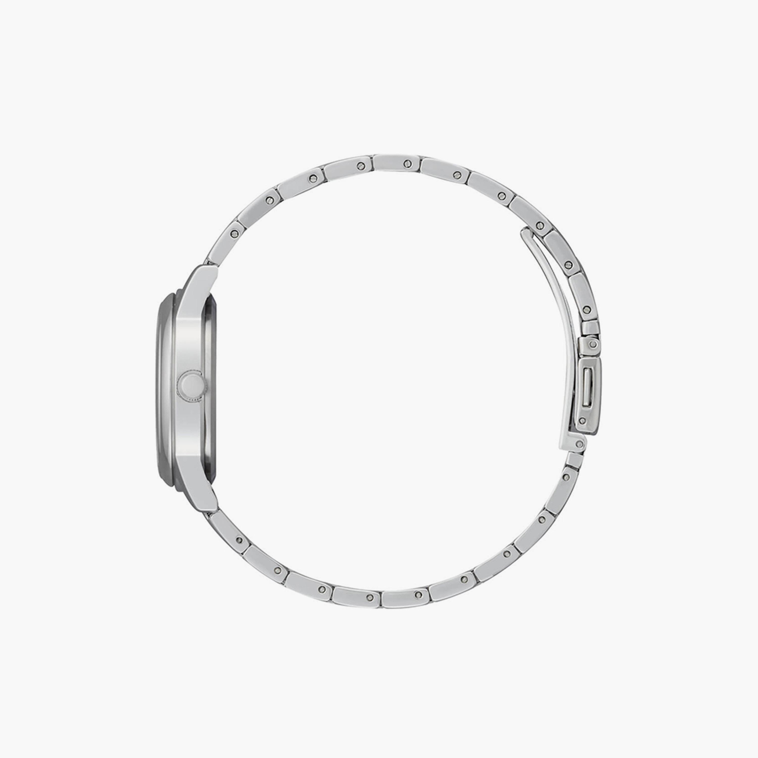 Citizen Eco-Drive 30 MM Silver Analog Stainless Steel Strap Watch | FE1220-89A-women-watchesandjewellery-watches-image-2