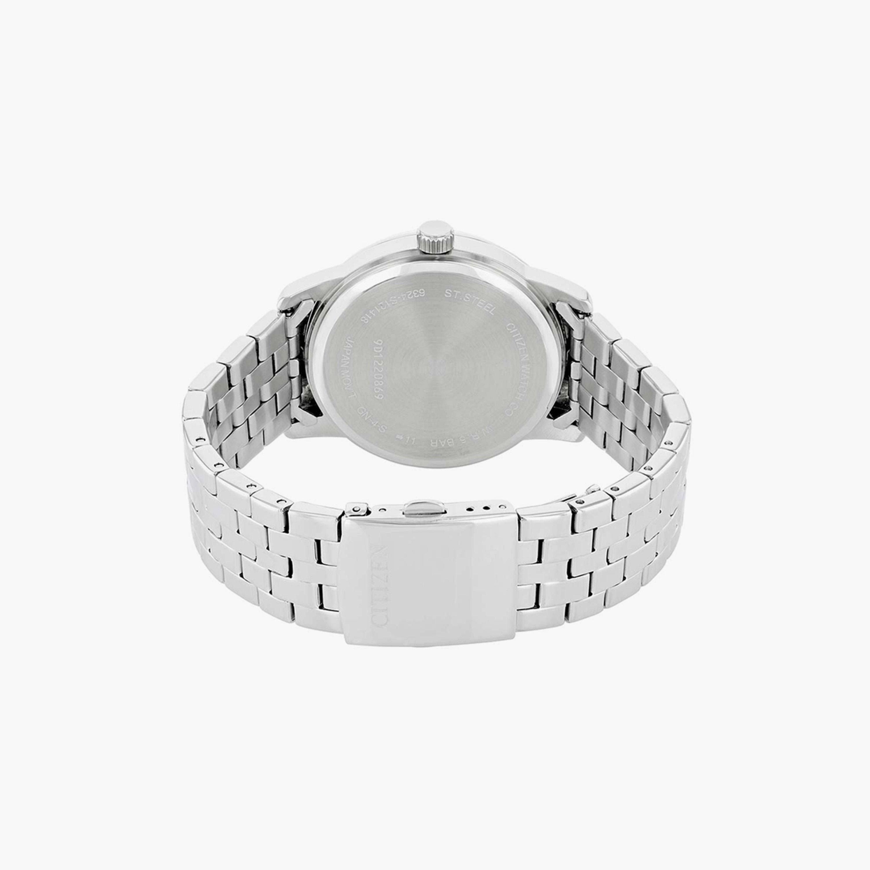AK5000-54A | ساعة سيتيزن للرجال تعمل بالطاقة الشمسية 42 ملم أنالوج فضي بسوار ستانلس ستيل-men-watchesandjewellery-watches-image-3