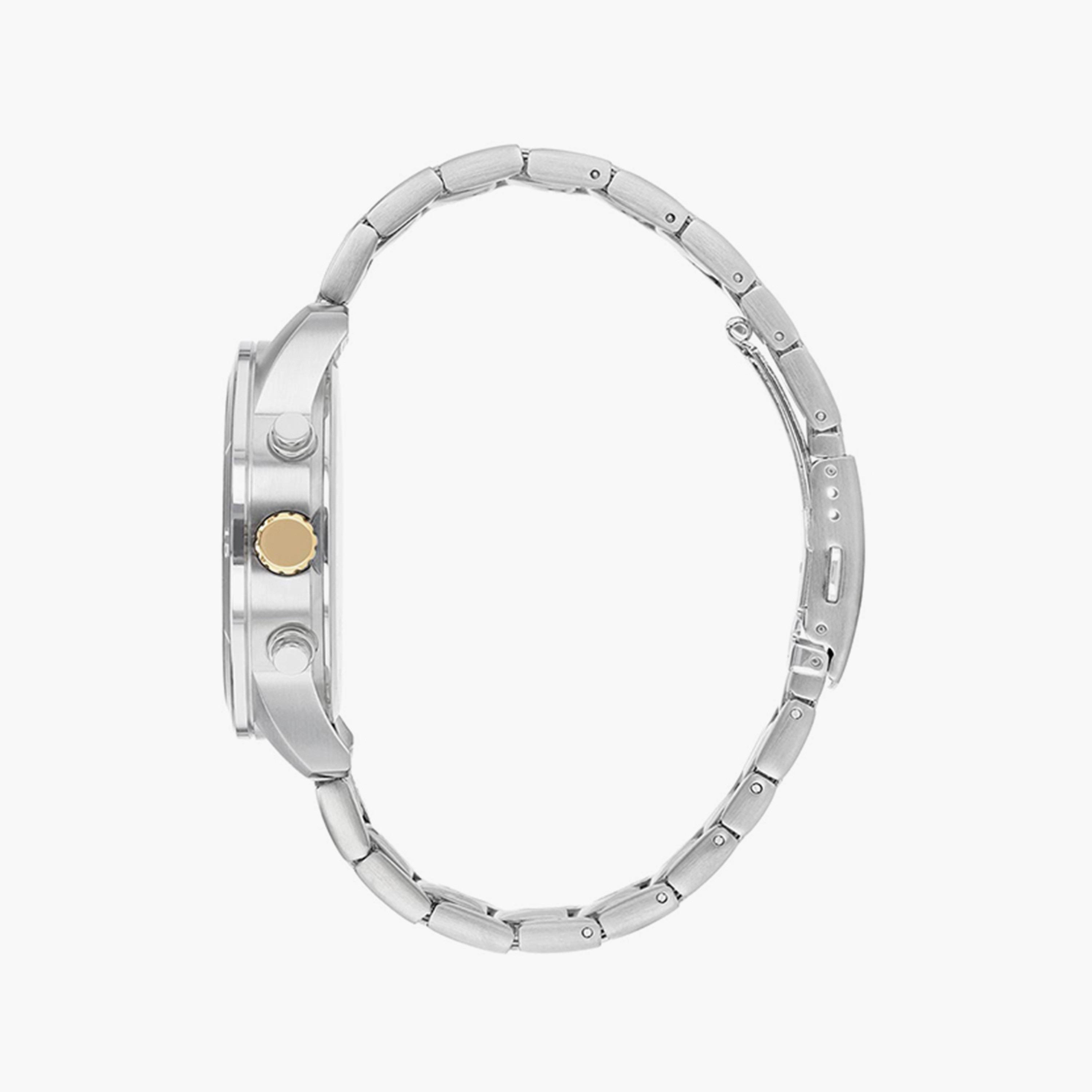 Citizen Men 44 MM Silver Chronograph Stainless Steel Strap Watch | AN8168-51H-men-watchesandjewellery-watches-image-2
