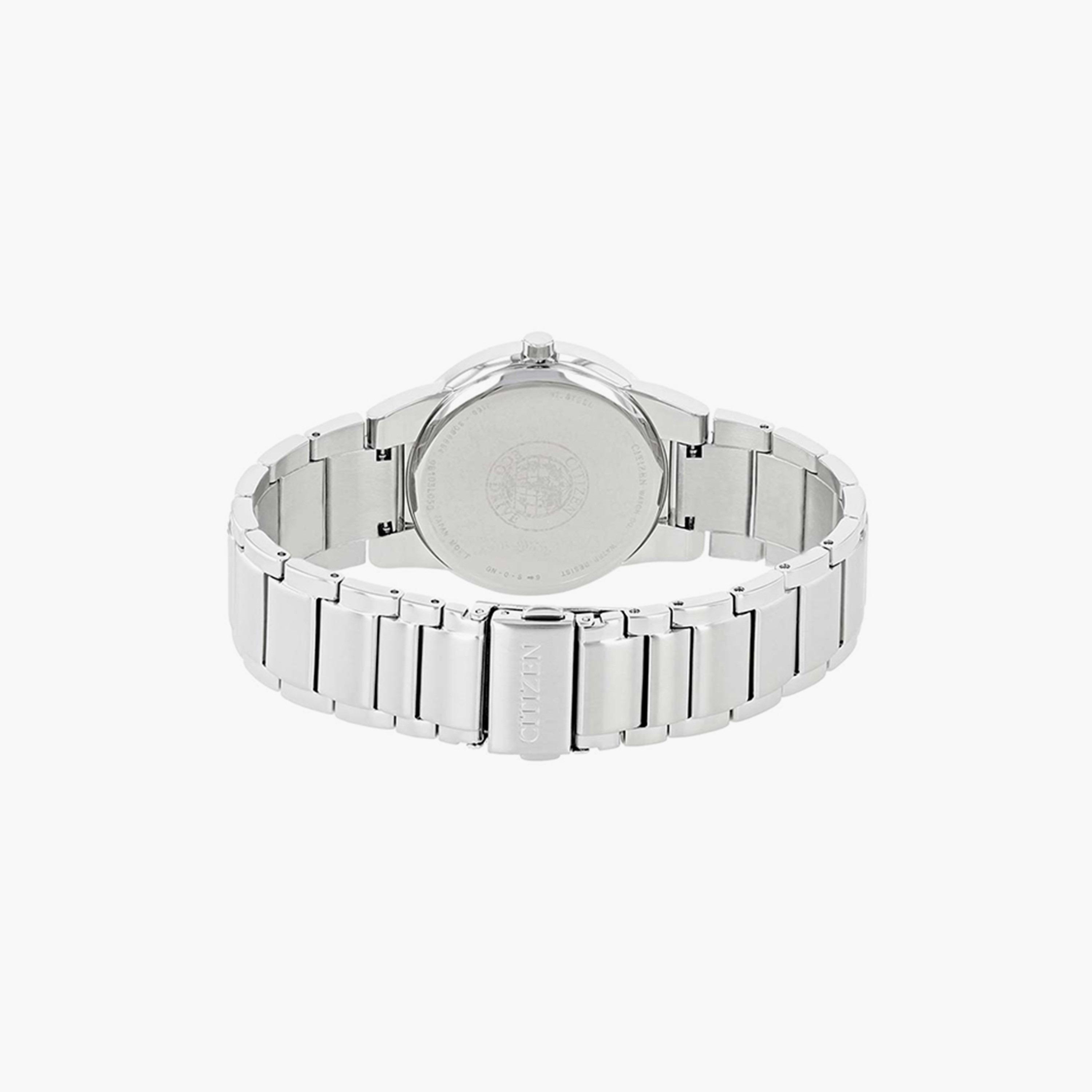 ساعة سيتيزن إيكو درايف للرجال 40 ملم بسوار من الستانلس ستيل باللون الفضي | AU1060-51E-men-watchesandjewellery-watches-image-3