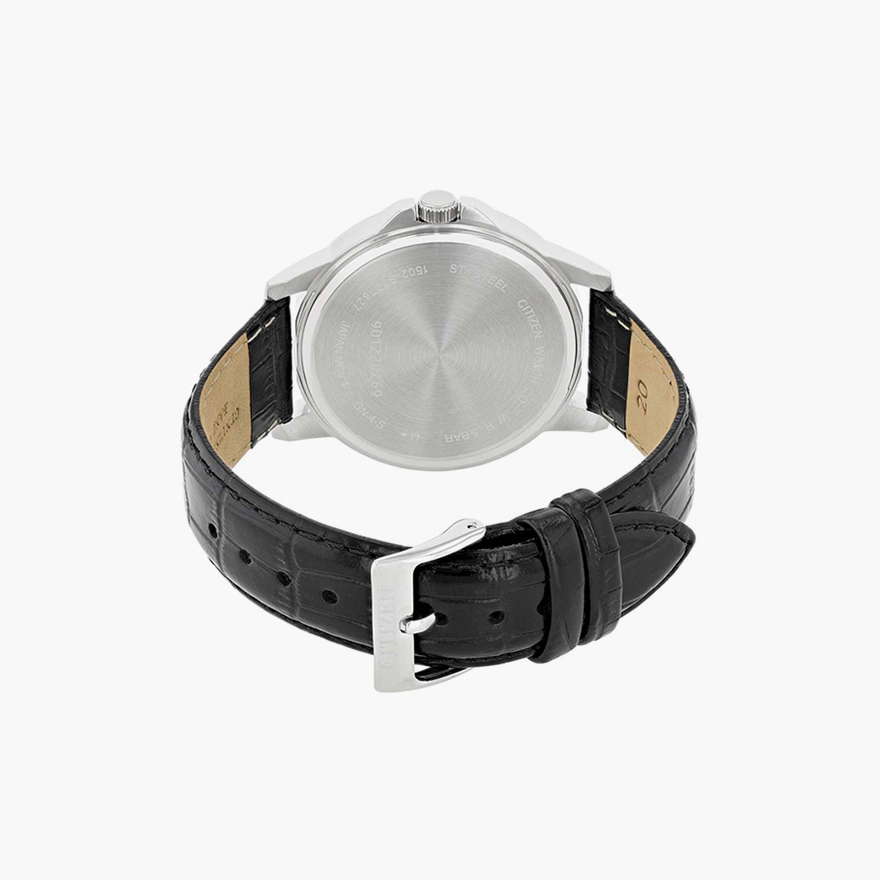 BF2011-01E | ساعة سيتيزن للرجال تعمل بالطاقة الشمسية 41 ملم أنالوج أسود بسوار جلدي-men-watchesandjewellery-watches-image-3