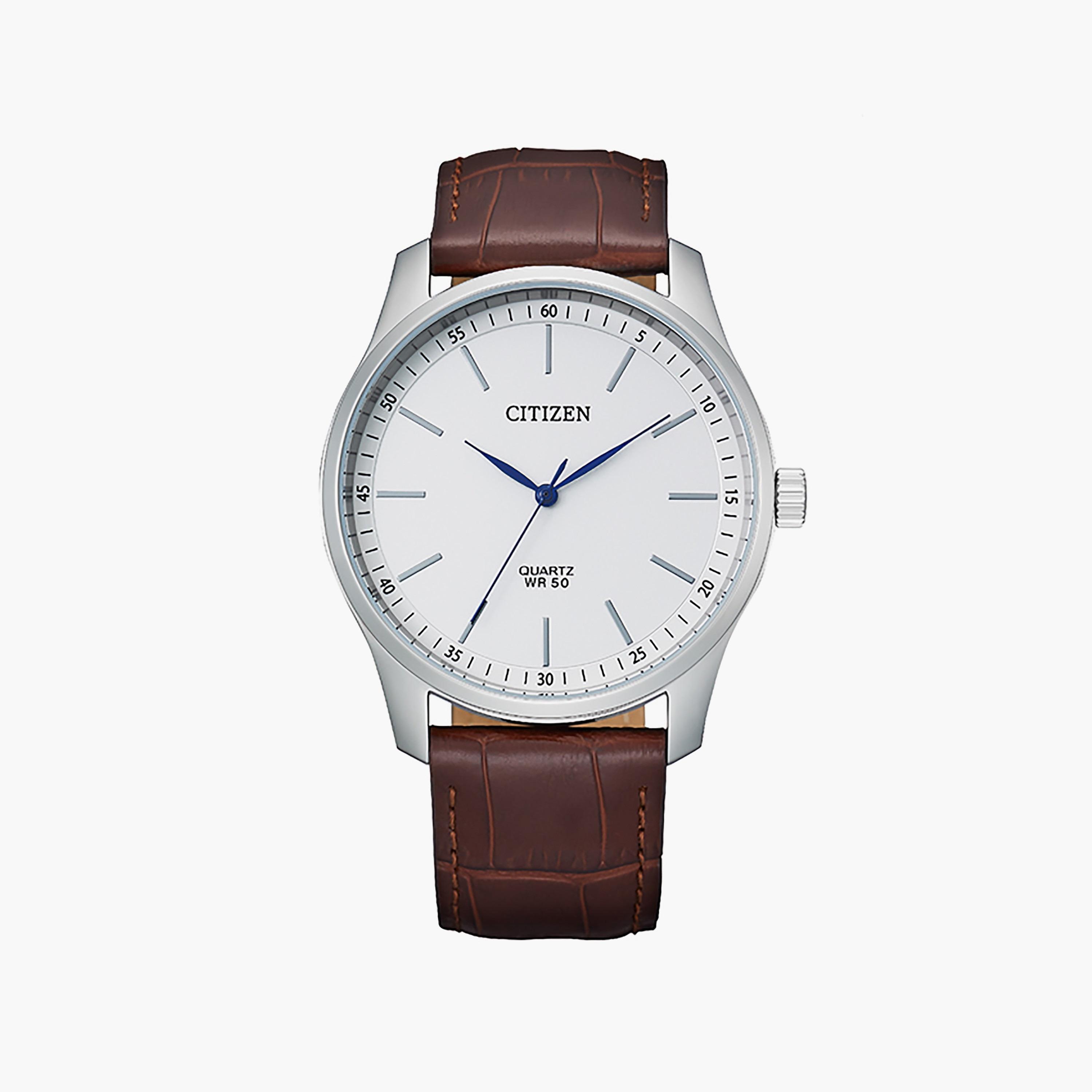 BH5000-08A | ساعة سيتيزن للرجال 42 ملم أنالوج بني بسوار جلدي-men-watchesandjewellery-watches-image-1
