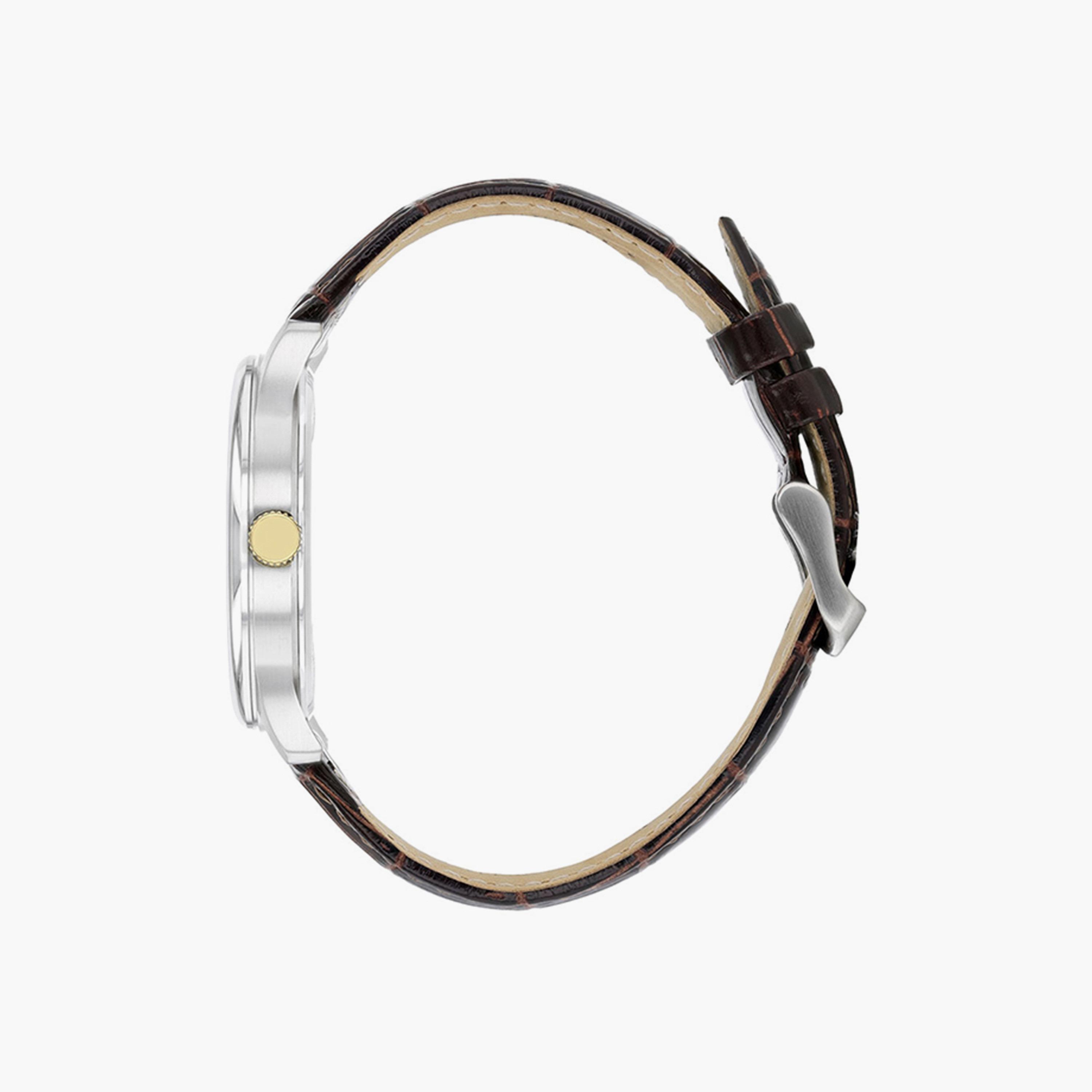BI1054-04A | ساعة سيتيزن للرجال تعمل بالطاقة الشمسية 40 ملم أنالوج بني بسوار جلدي-men-watchesandjewellery-watches-image-2