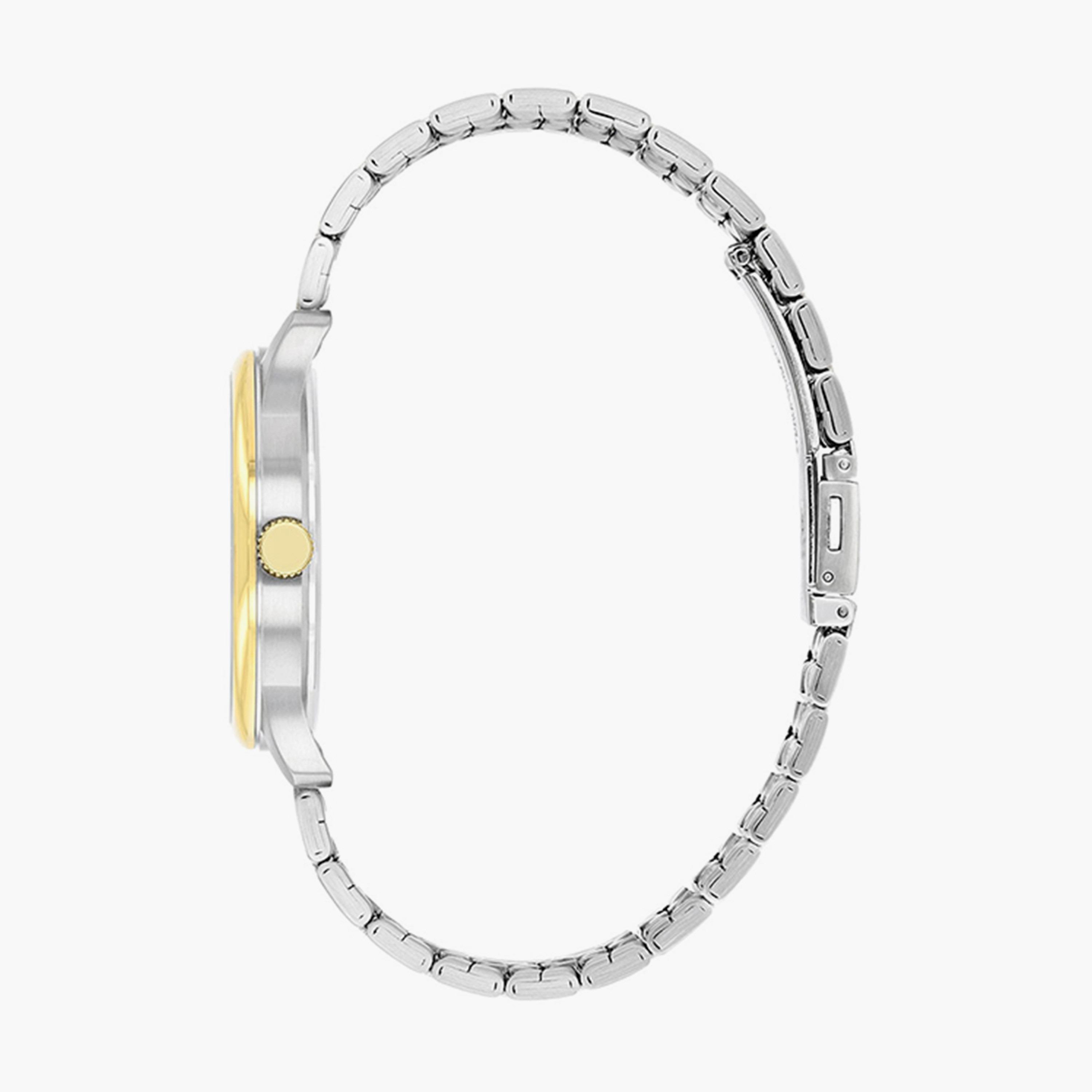 Citizen Men 40 MM Silver & Gold Analog Stainless Steel Strap Watch | BI1054-55A-men-watchesandjewellery-watches-image-2