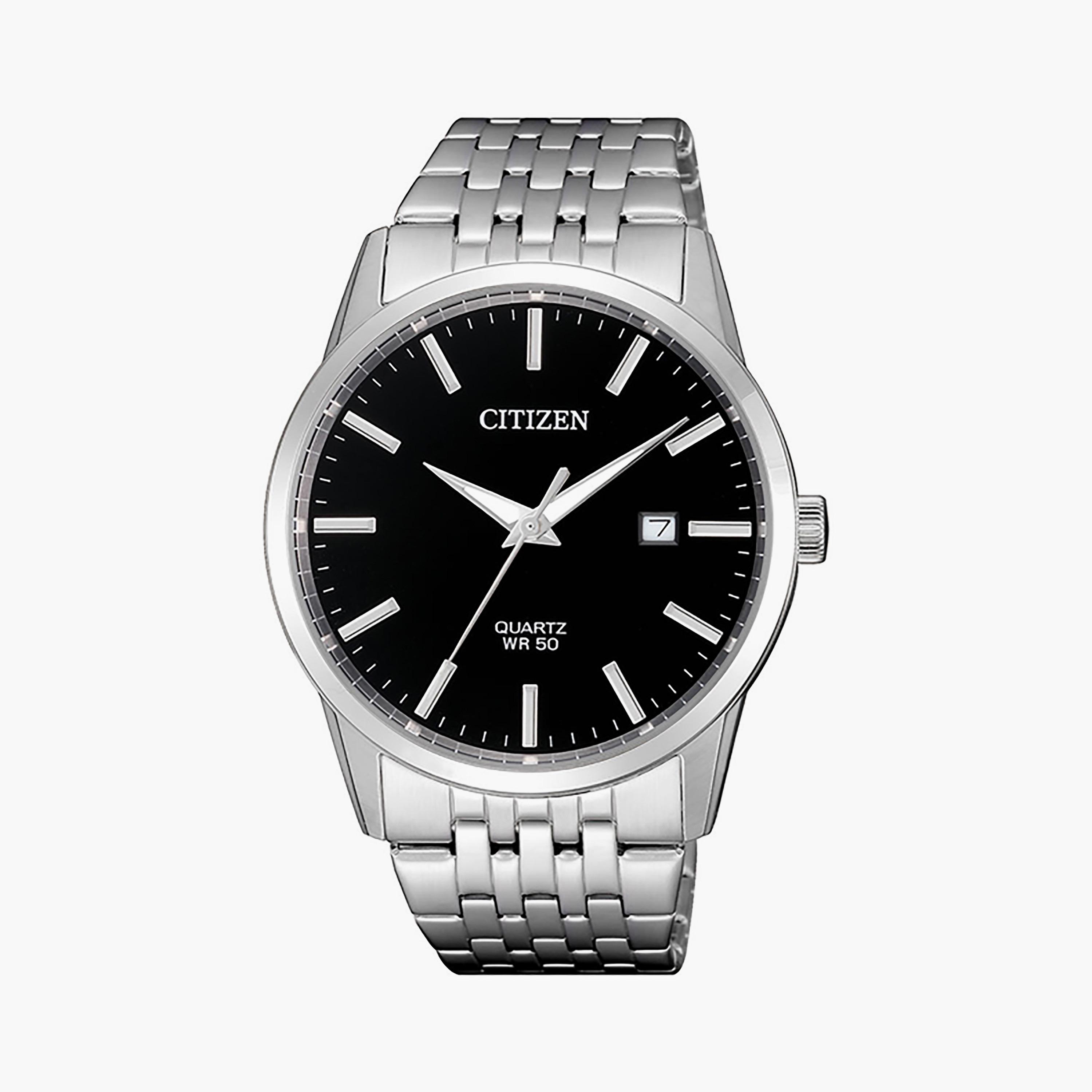 Citizen 39 MM Silver Analog Stainless Steel Strap Watch | BI5000-87E-men-watchesandjewellery-watches-image-1