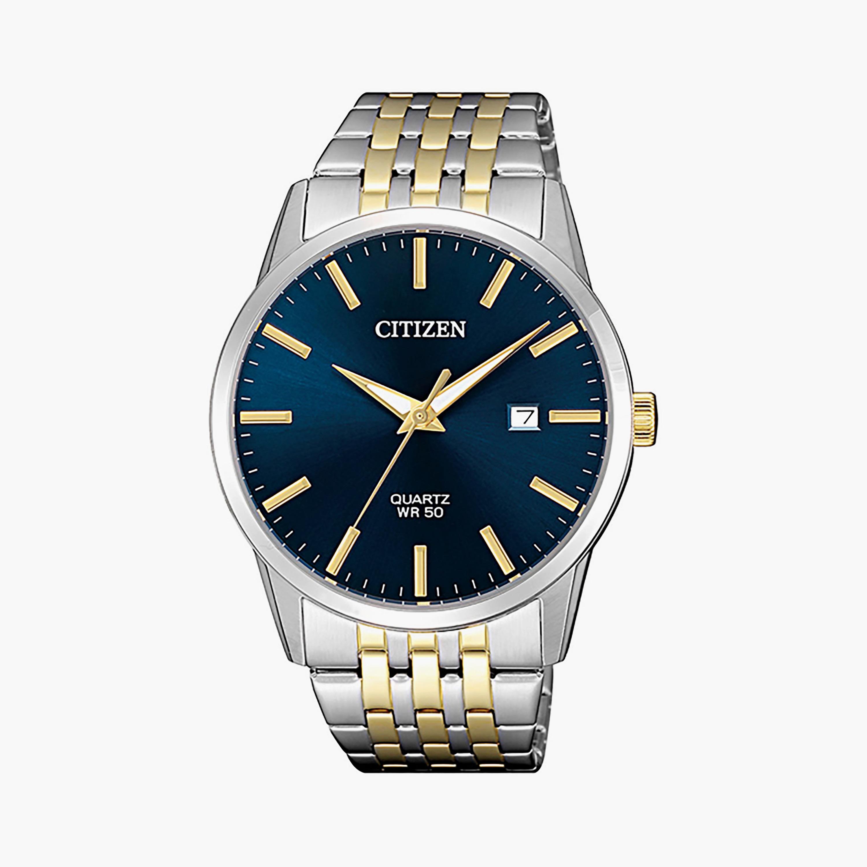 BI5006-81L | ساعة سيتيزن للرجال 39 ملم أنالوج فضي وذهبي بسوار ستانلس ستيل-men-watchesandjewellery-watches-image-1