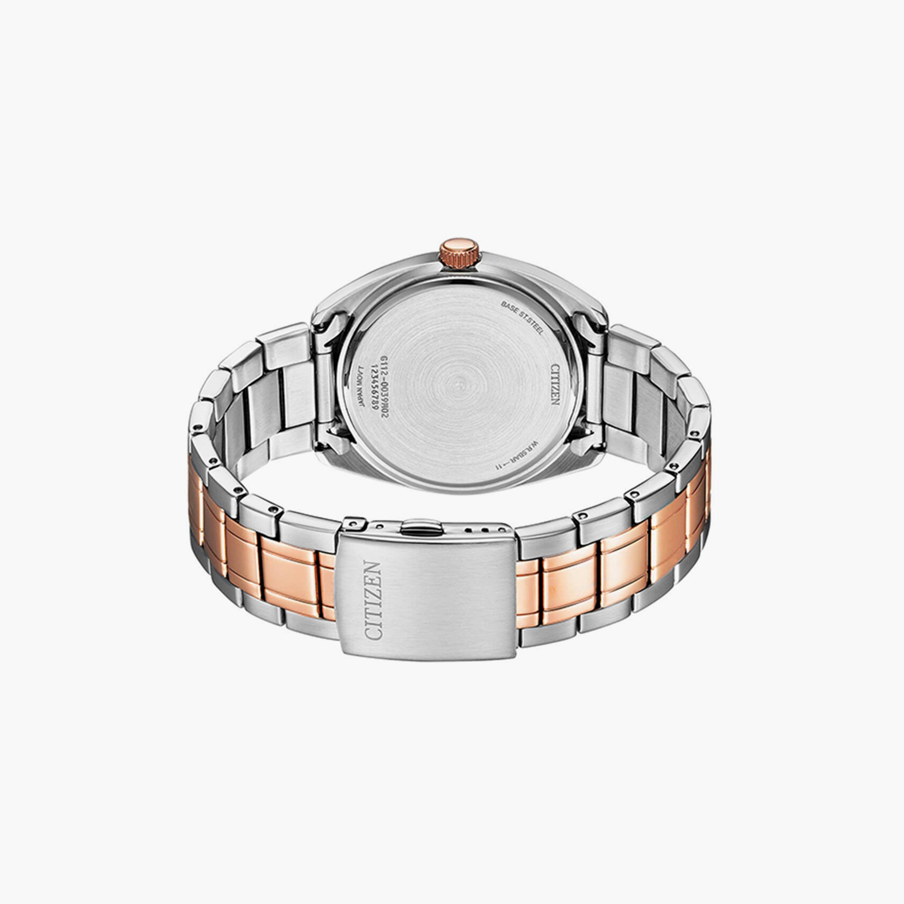ساعة سيتيزن للرجال 41 ملم أنالوج فضي وذهبي وردي وبسوار ستانلس ستيل | BI5104-57Z-men-watchesandjewellery-watches-image-3