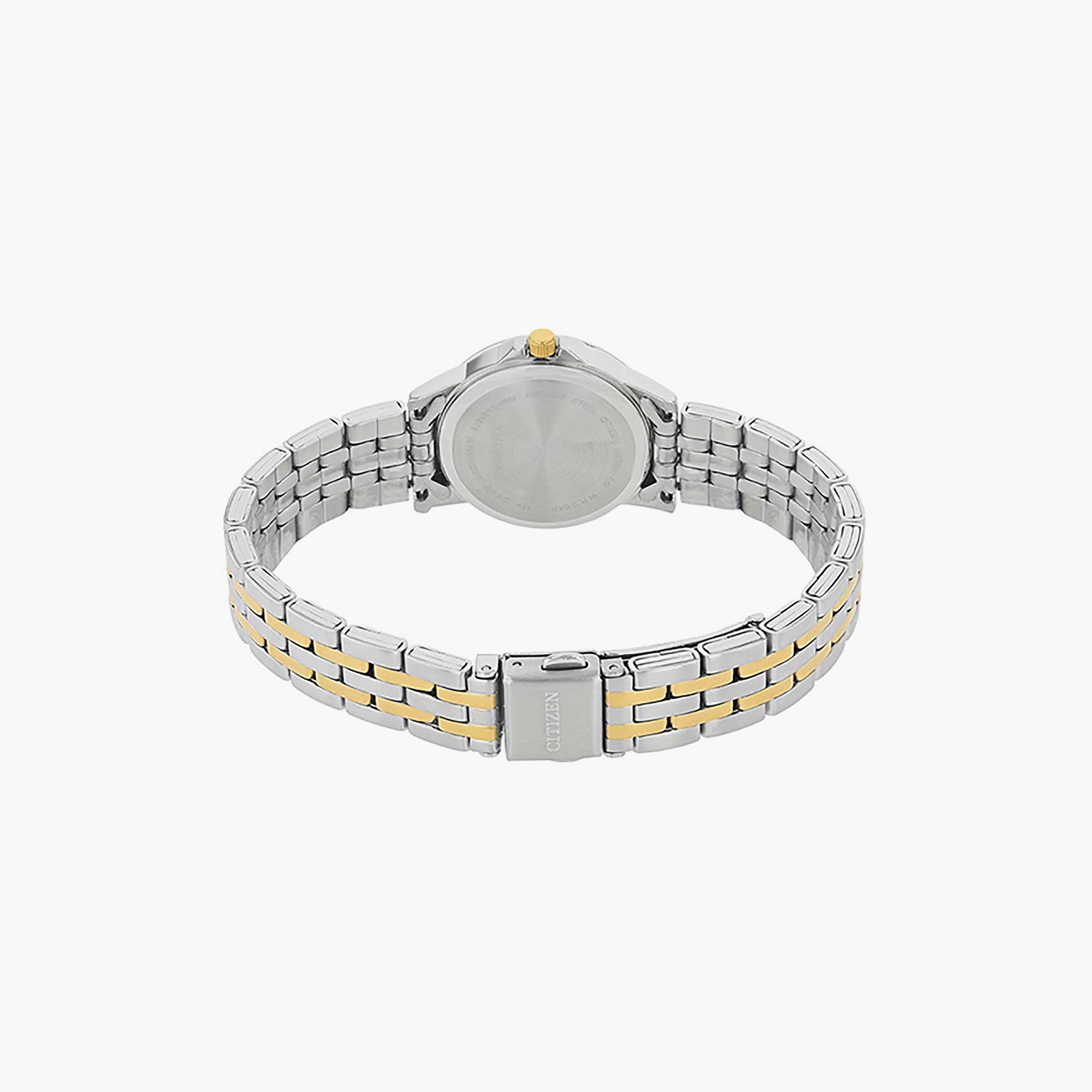 EQ0608-55A | ساعة سيتيزن للرجال 27 ملم أنالوج فضي وذهبي بسوار ستانلس ستيل-women-watchesandjewellery-watches-image-3