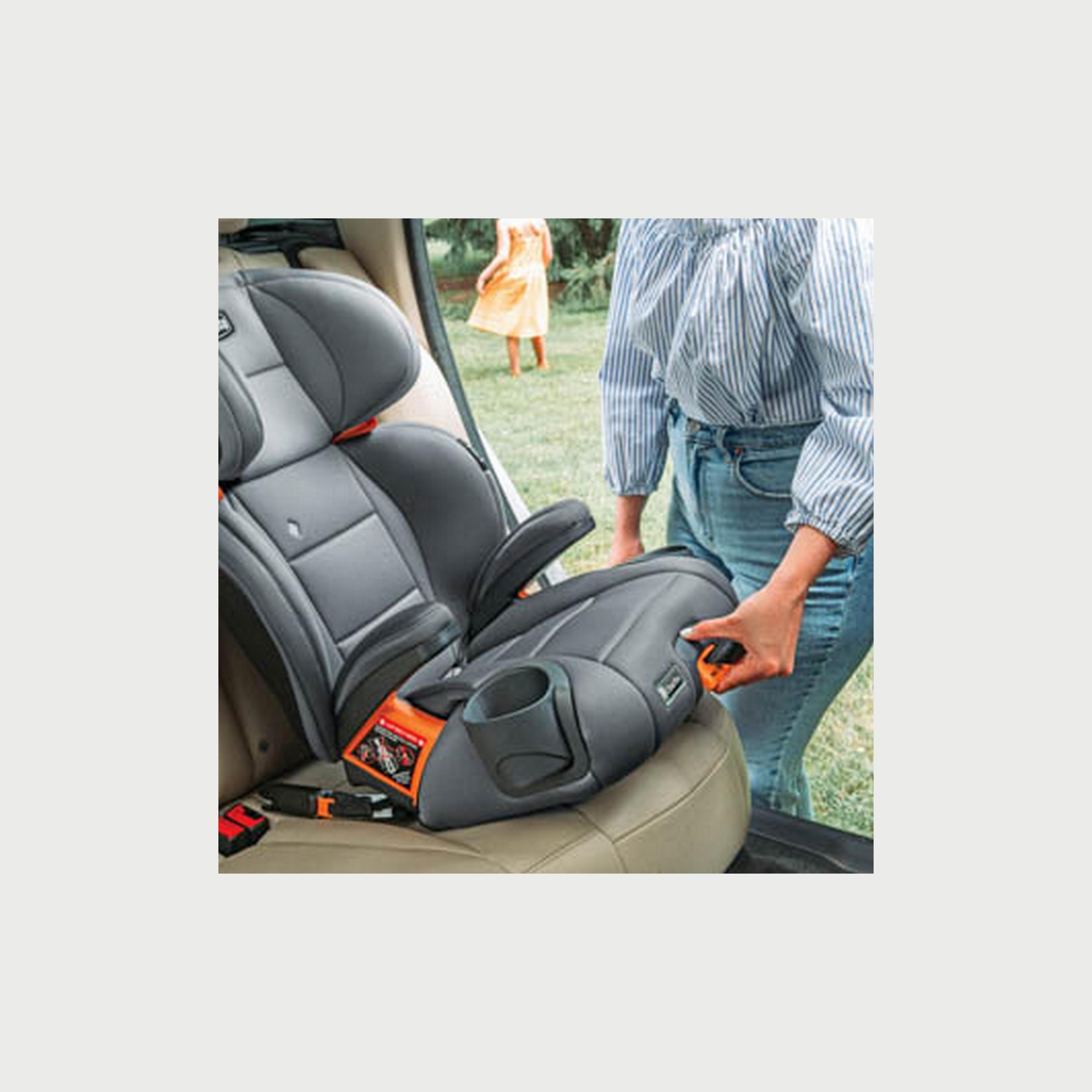 Chicco KidFit ClearTex Plus 2-in-1 Belt-Positioning Booster Car Seat, Obsidian-baby-gear-carseats-image-4