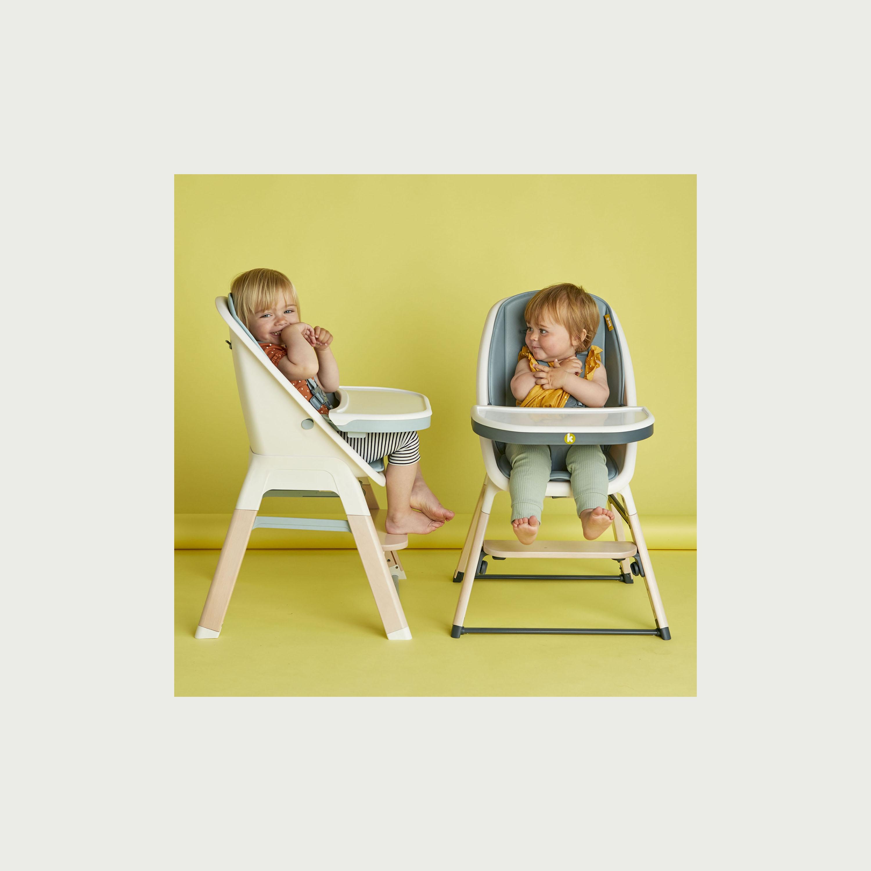Koo-di Tiny Taster 3-in1 Wooden Highchair, Spring Water-baby-feeding-highchairsandboosters-image-5