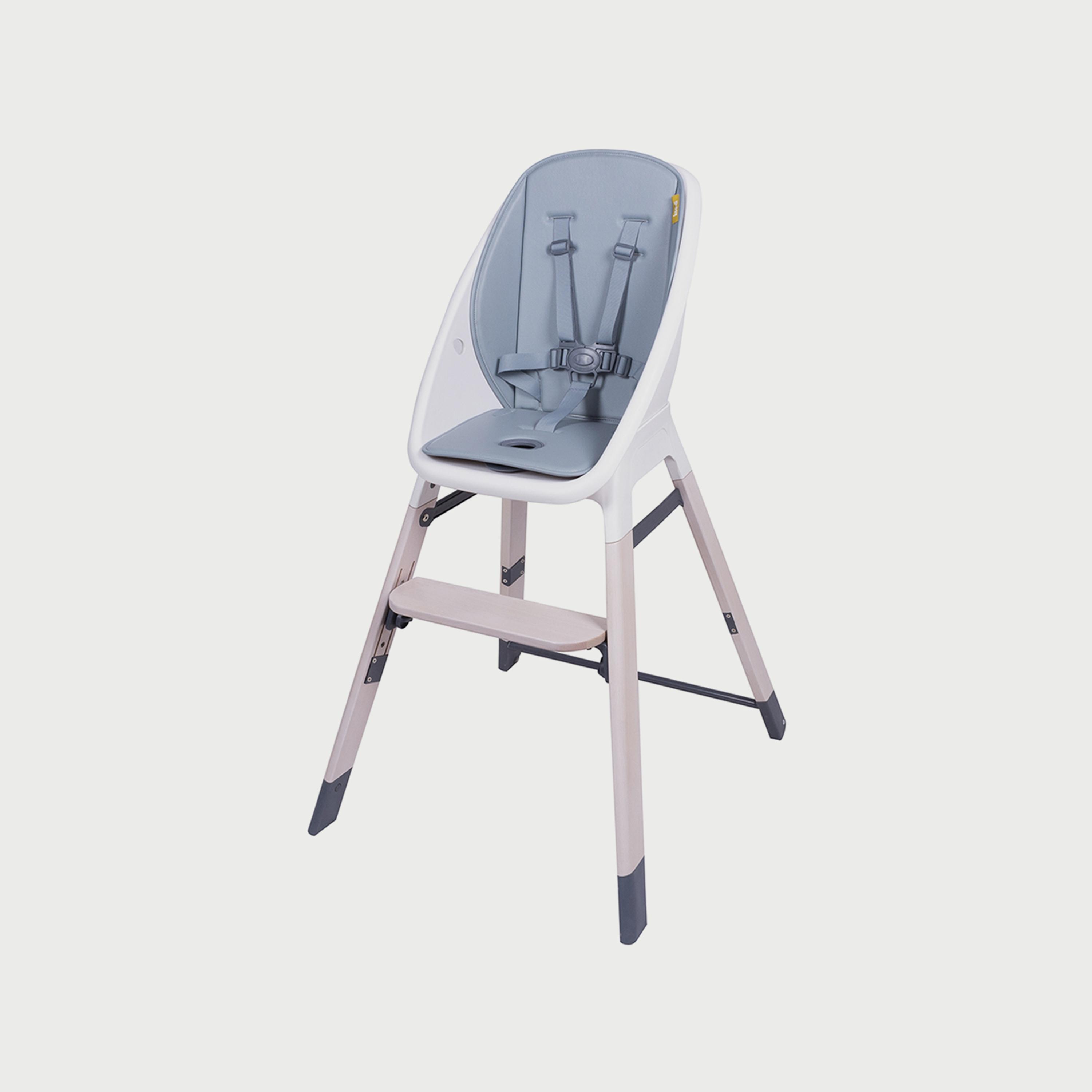 Koo-di Tiny Taster 3-in-1 Wooden Highchair, Rain Cloud-baby-feeding-highchairsandboosters-image-3