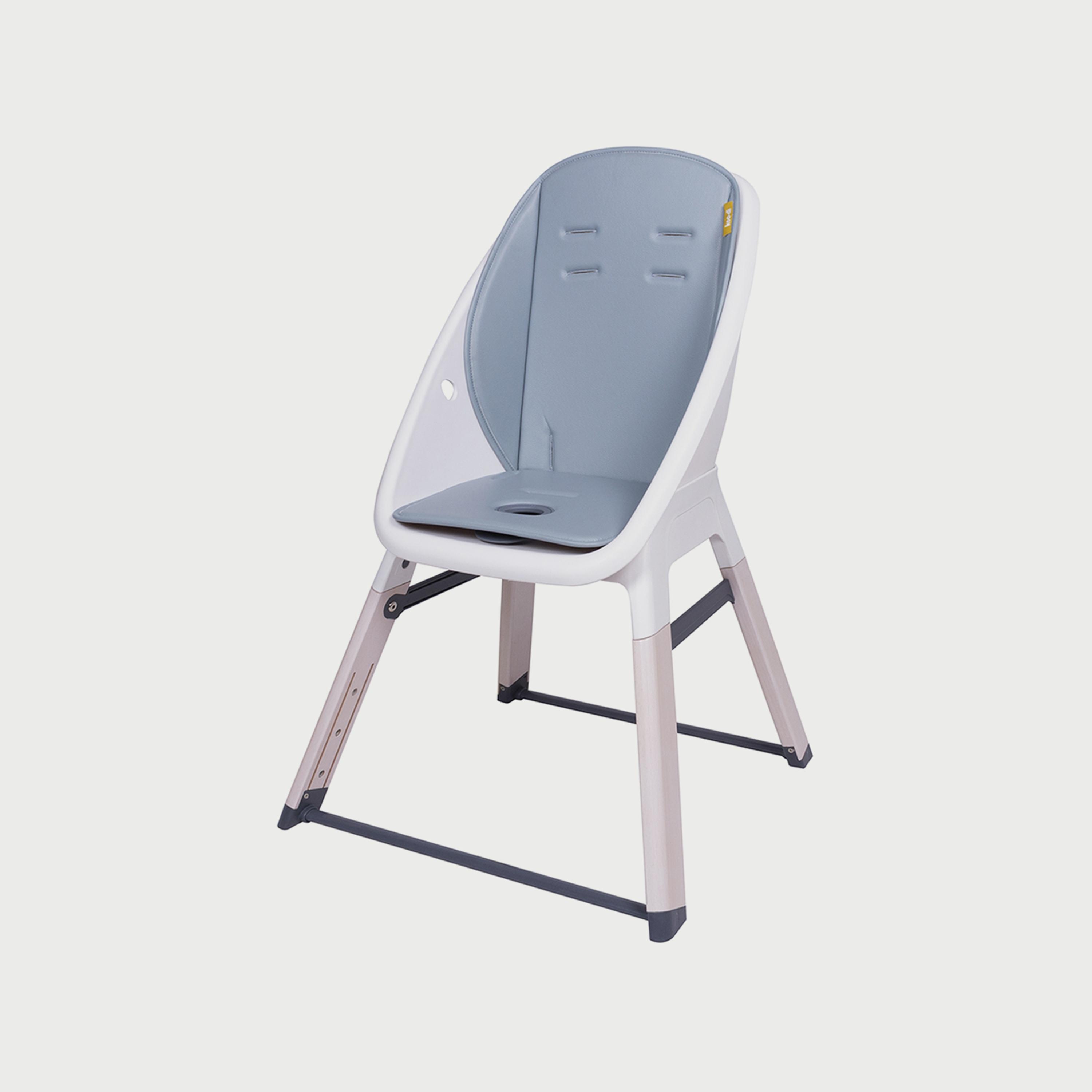 Koo-di Tiny Taster 3-in-1 Wooden Highchair, Rain Cloud-baby-feeding-highchairsandboosters-image-4