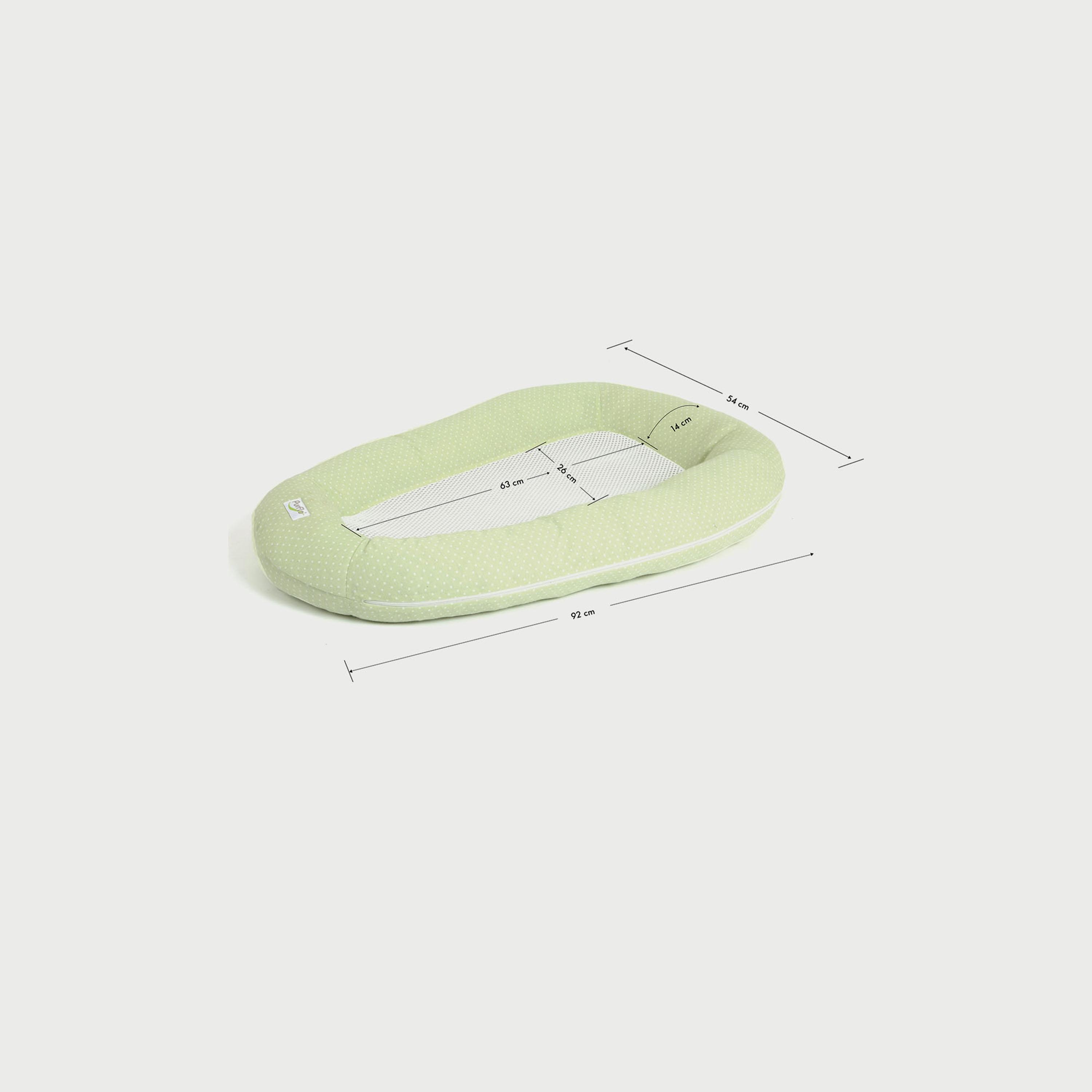 Purflo PurAir Baby Breathable Sleep Nest Moss Green