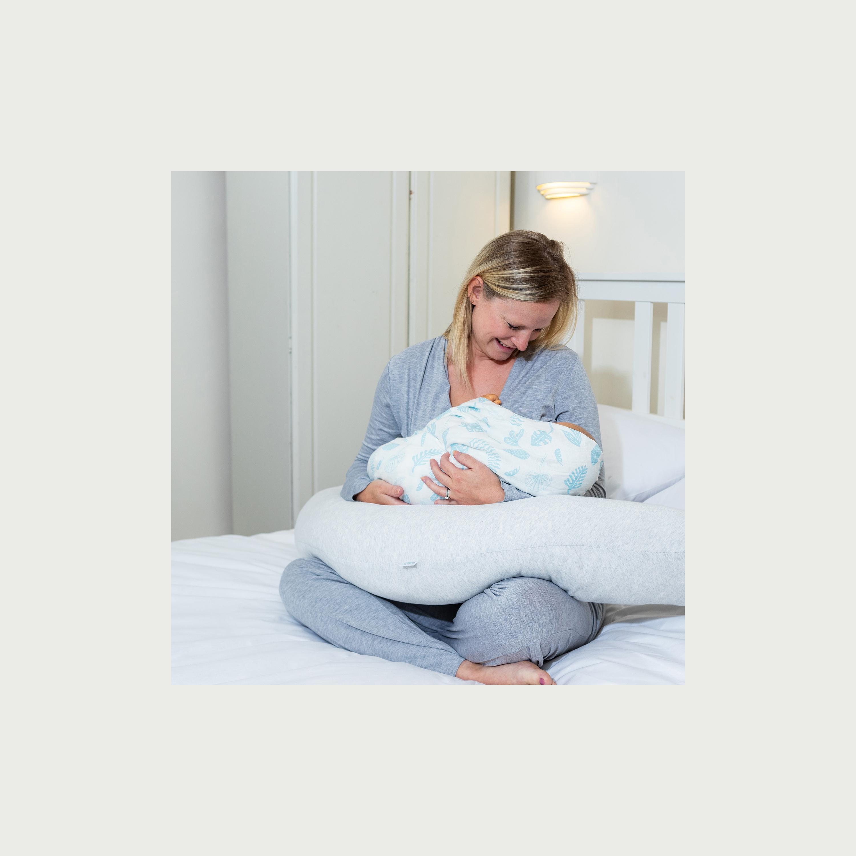 Purflo Breathe Pregnancy Pillow for Mums, Minimal Grey-baby-feeding-breastfeedingandcare-image-3