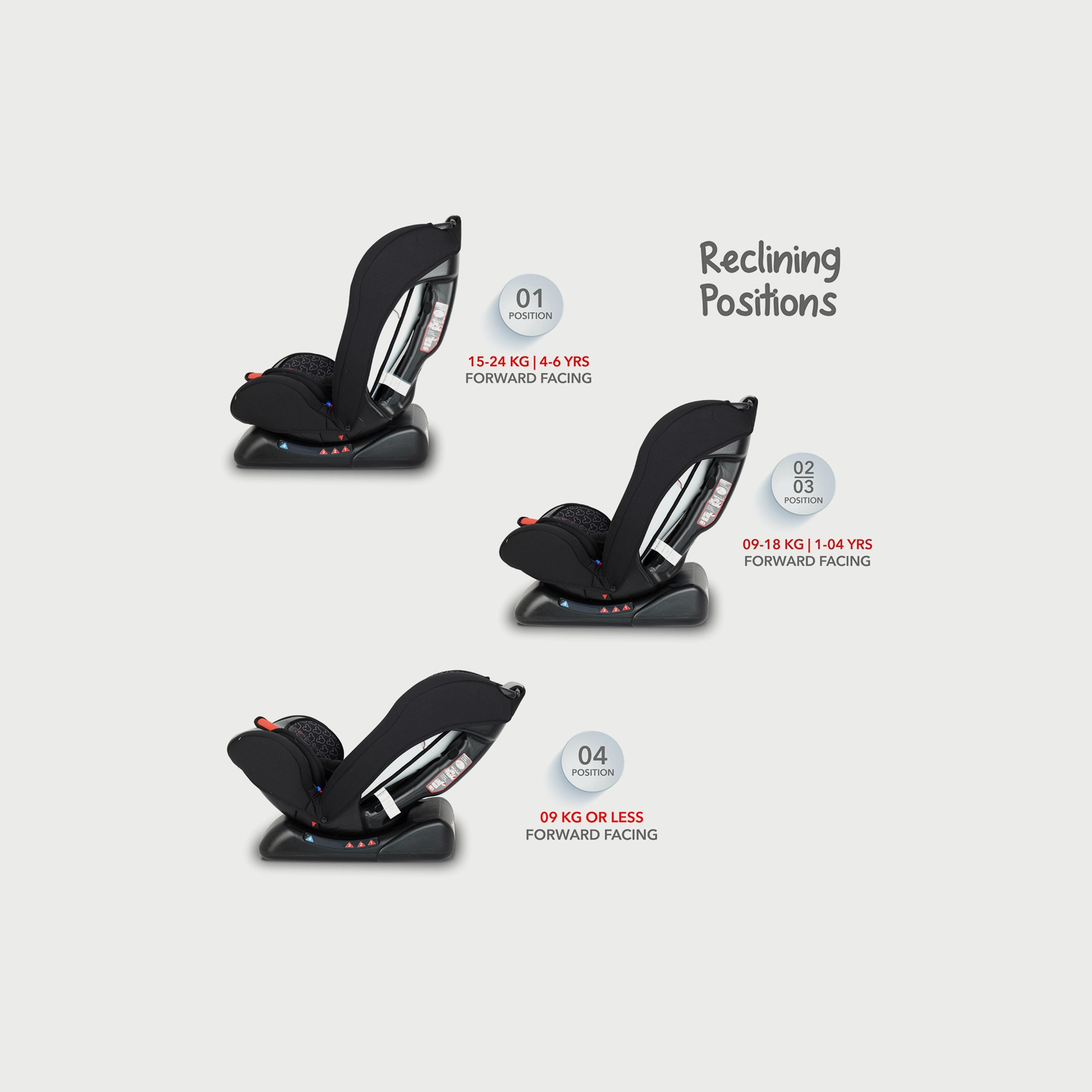 Disney Mickey Mouse 3-in-1 Car Seat with 4-Level Reclining Position-baby-gear-carseats-image-4