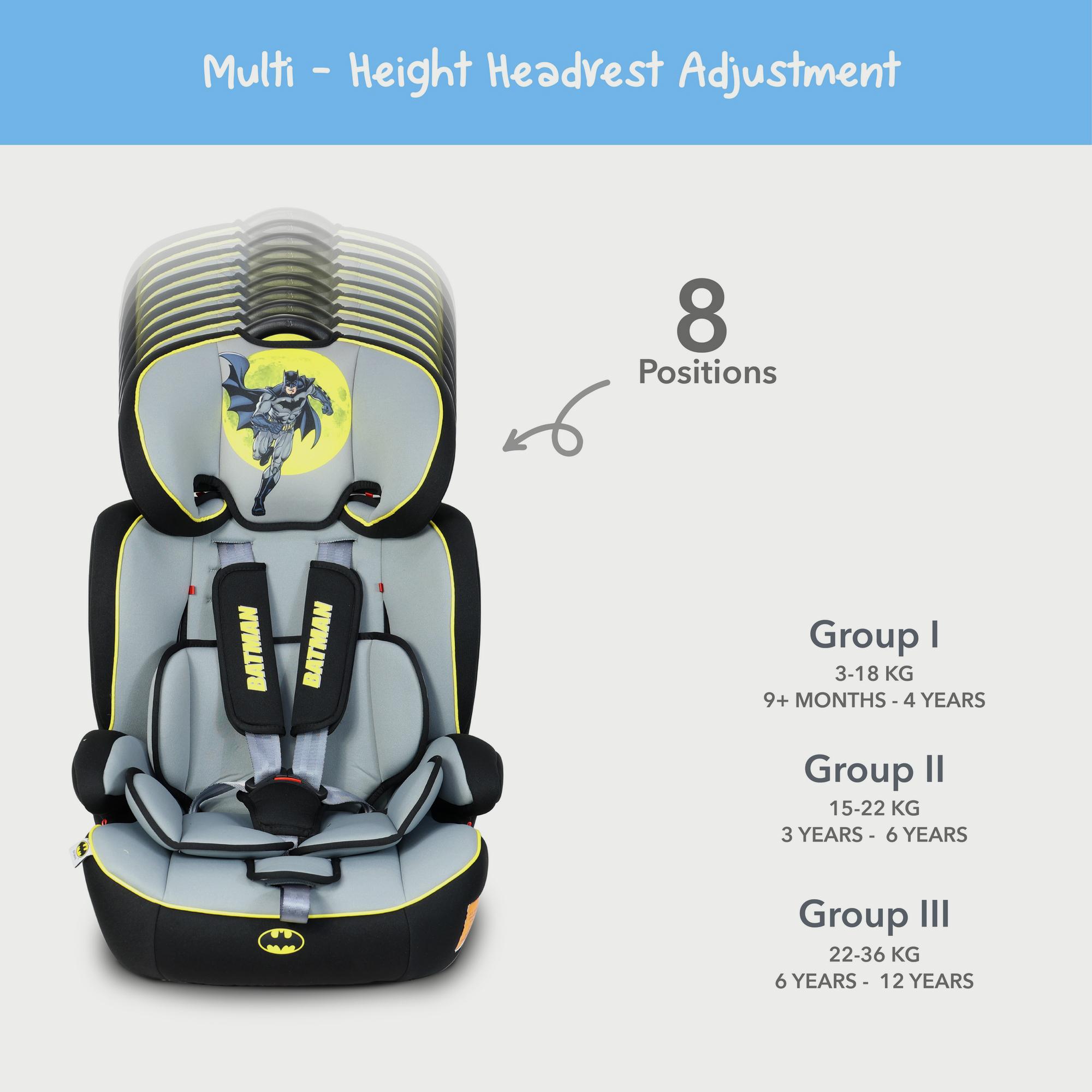 مقعد مدعم لكرسي السيارة باتمان بمسند ظهر قابل للتعديل-baby-gear-carseats-image-4