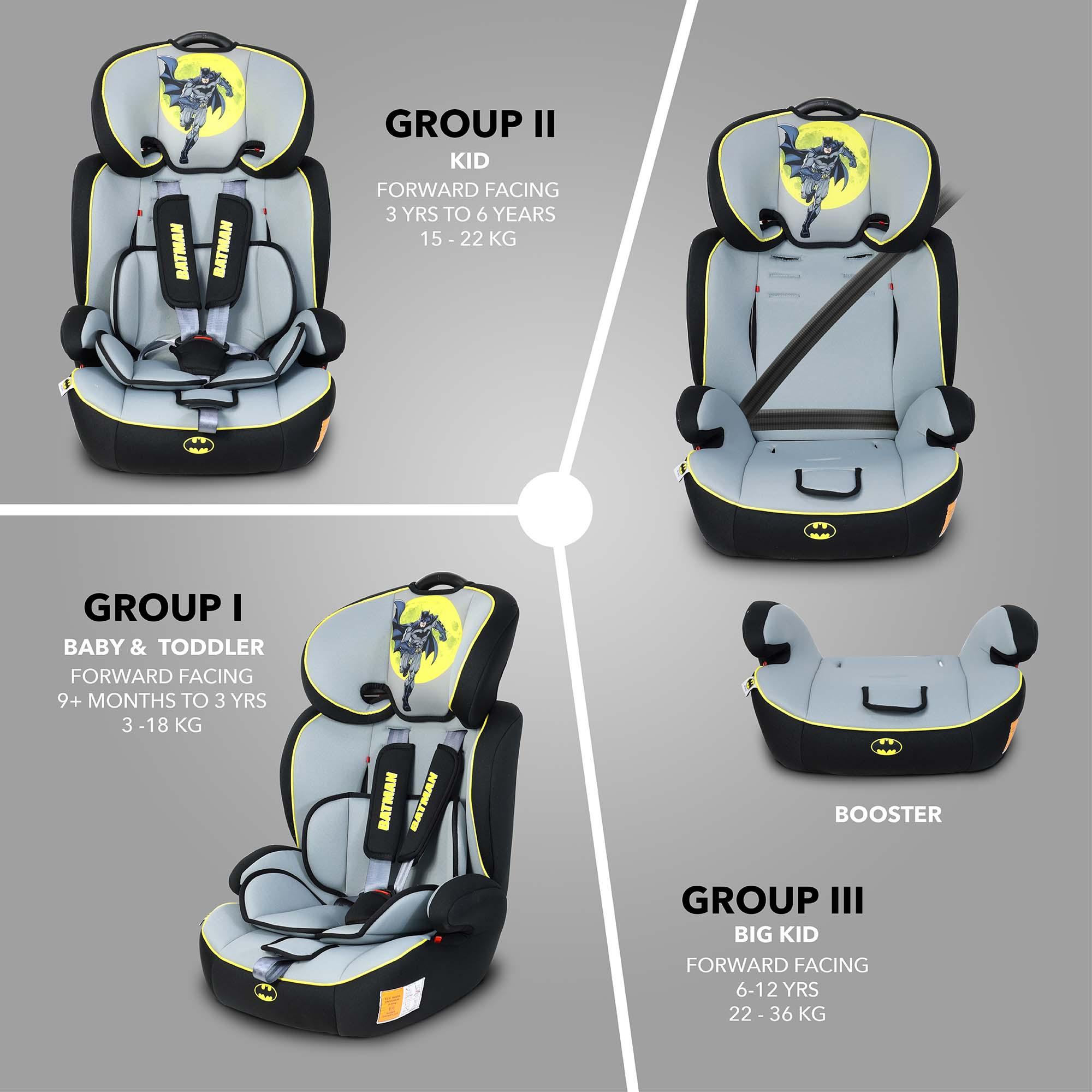 Batman booster 2024 car seat