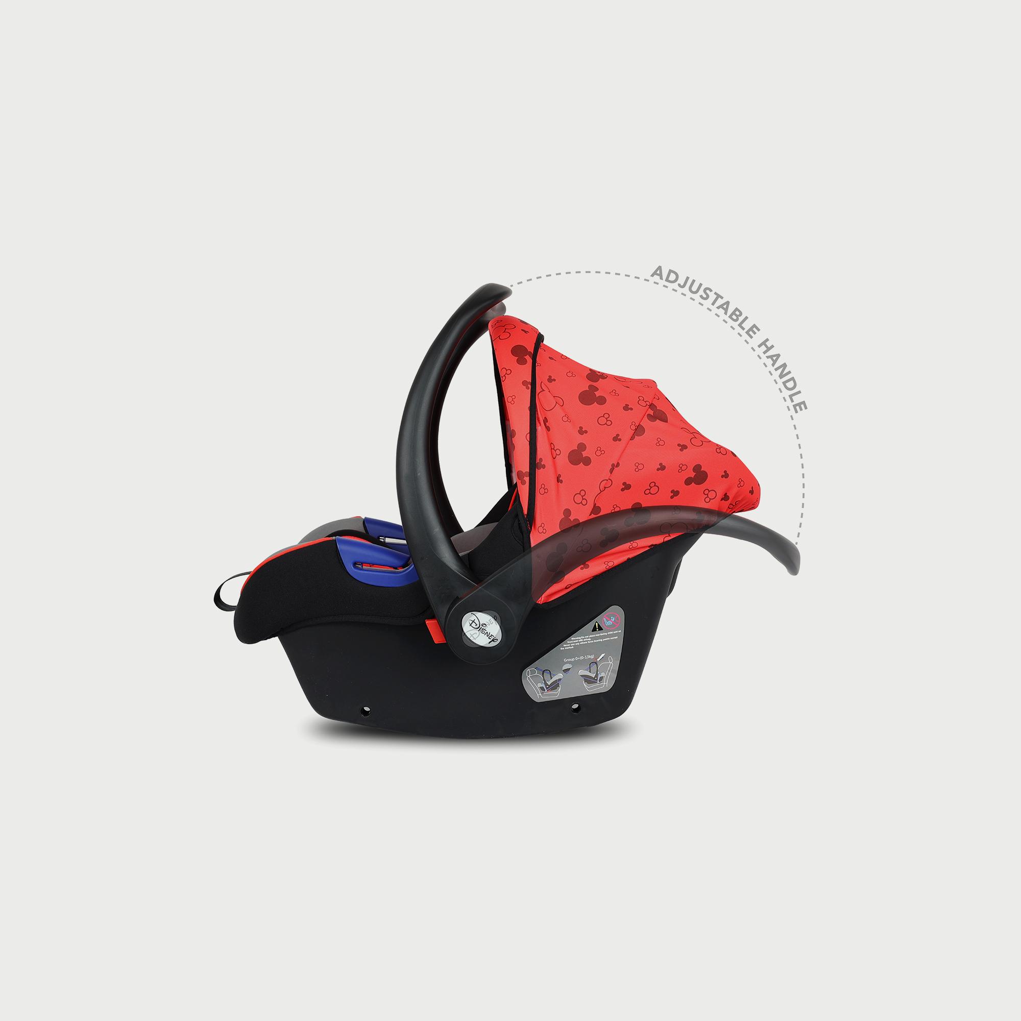 Disney Mickey Mouse Car Seat and Carrier with 3-Point Harness System-baby-gear-carseats-image-5