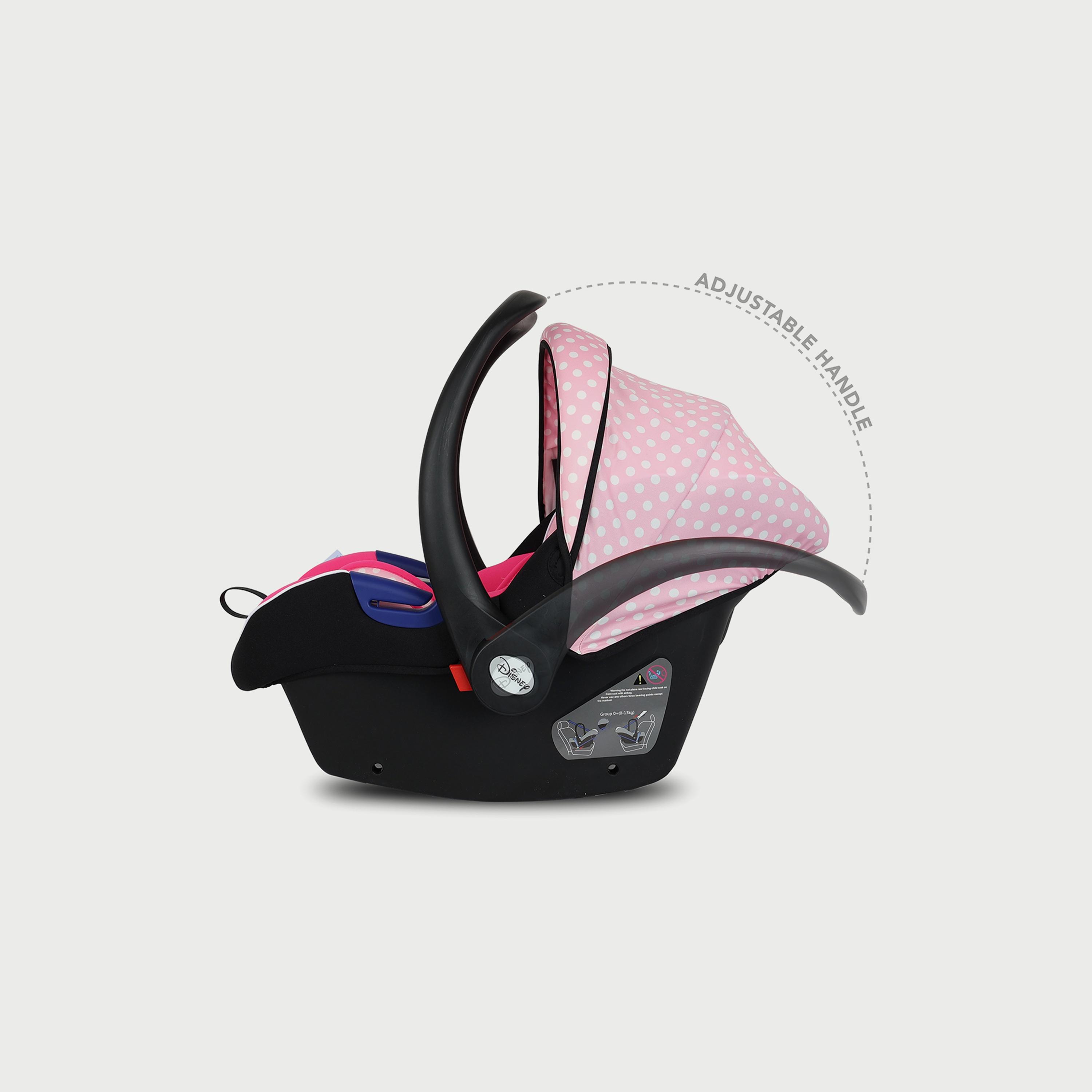 Disney Minnie Mouse Car Seat and Carrier with Adjustable Canopy & Handle-baby-gear-carseats-image-5