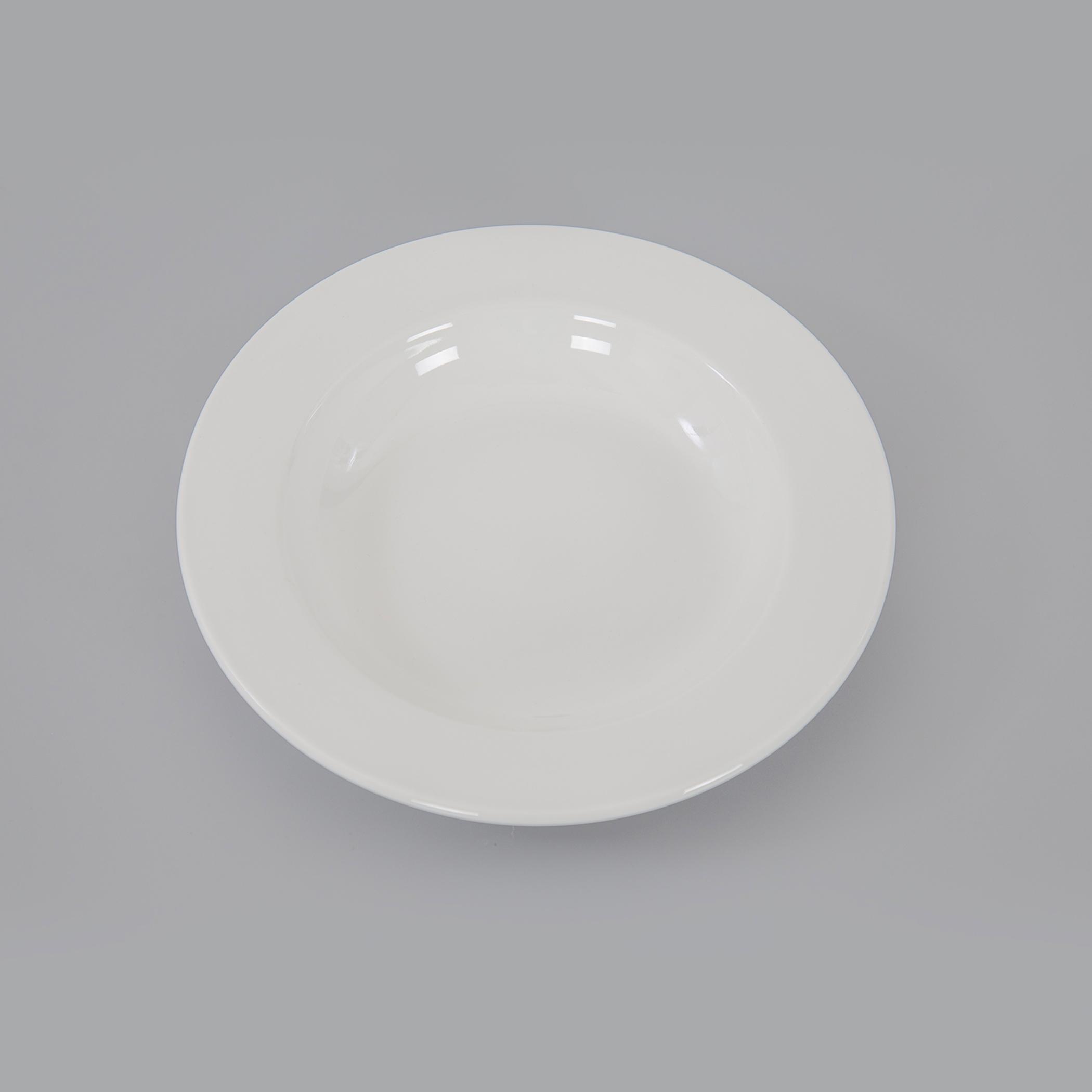 صحن معكرونة وشوربة مستدير خزف من كلايتان - 25 سم-hbxdecorandfurnishings-tabletop-crockery-image-2