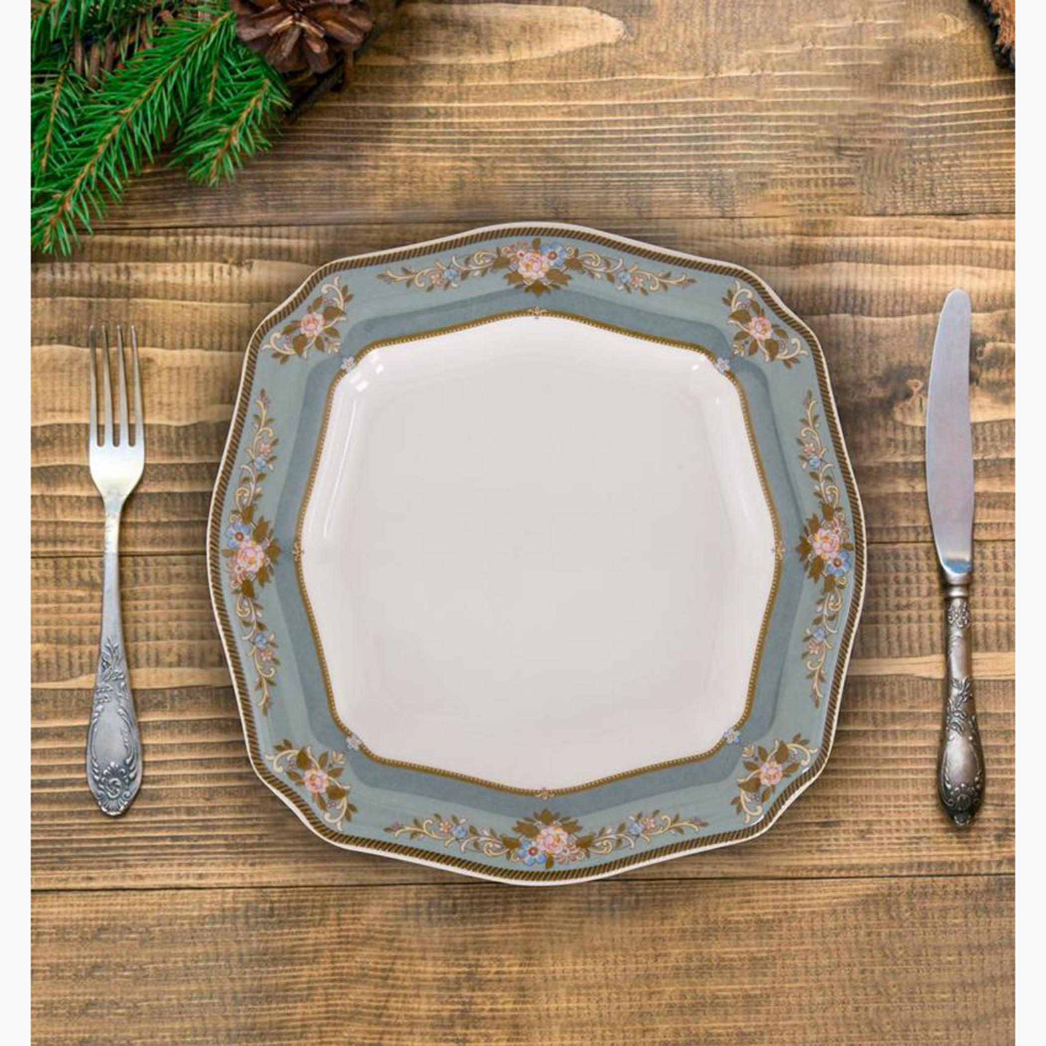صحن بتصميم حافة كلاسيكو من مومنتس - 20 سم-hbxdecorandfurnishings-tabletop-crockery-image-1