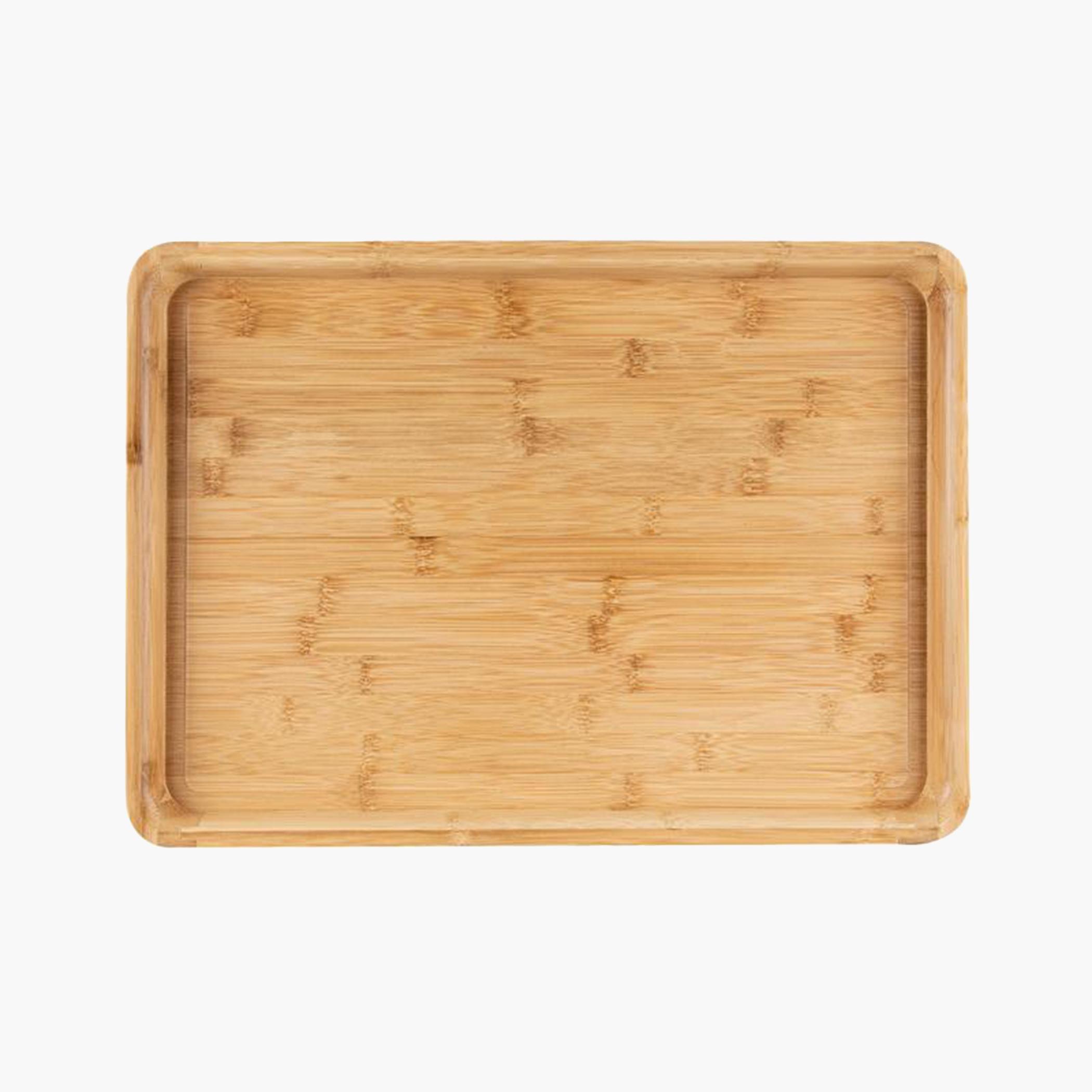 Fiesta Wooden Tray - 28x21 cm-hbxdecorandfurnishings-tabletop-serveware-image-1