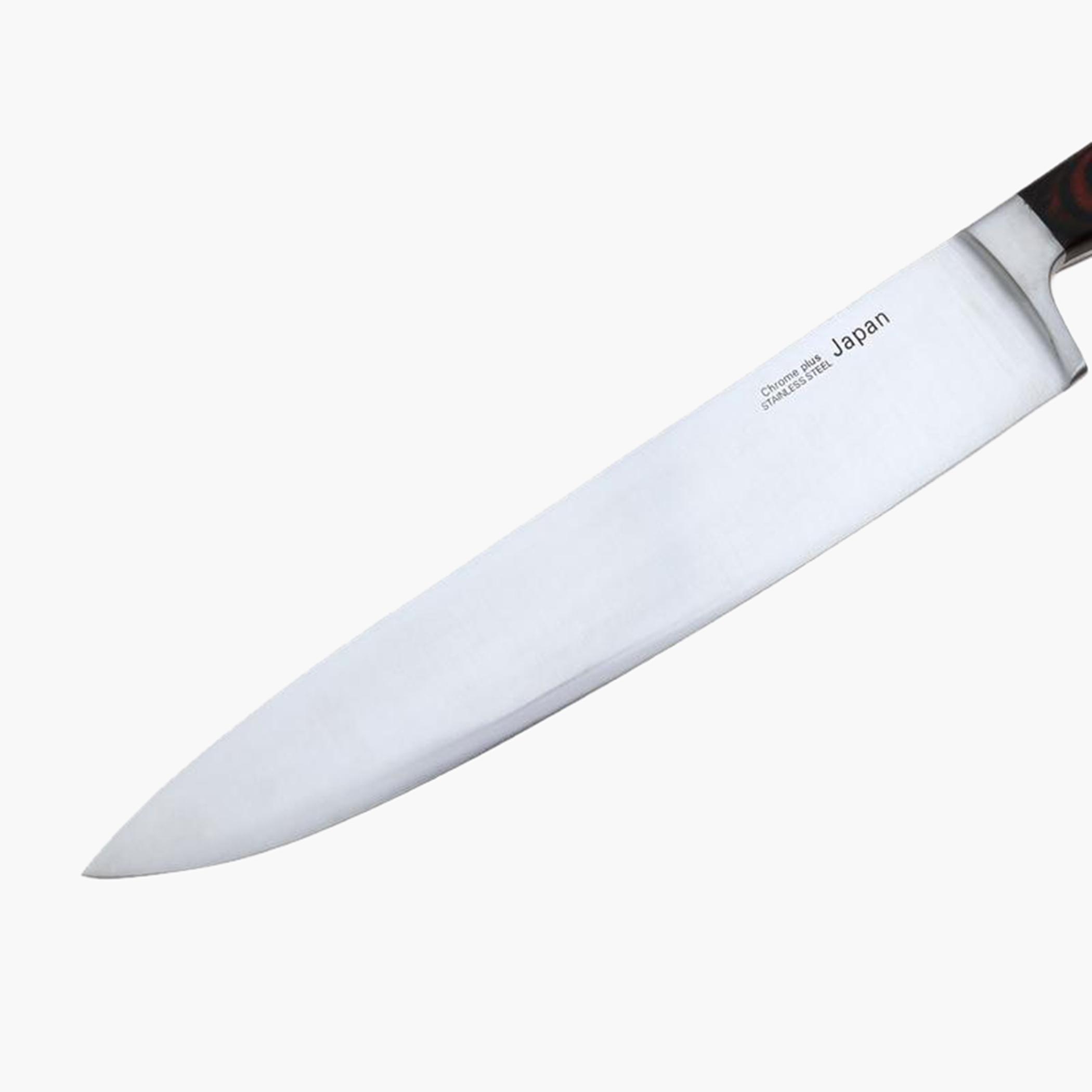 Chrome Plus Stainless Steel Wooden Chef Knife - 28 cm-hbxhomeware-kitchenware-knivesandscissors-image-3