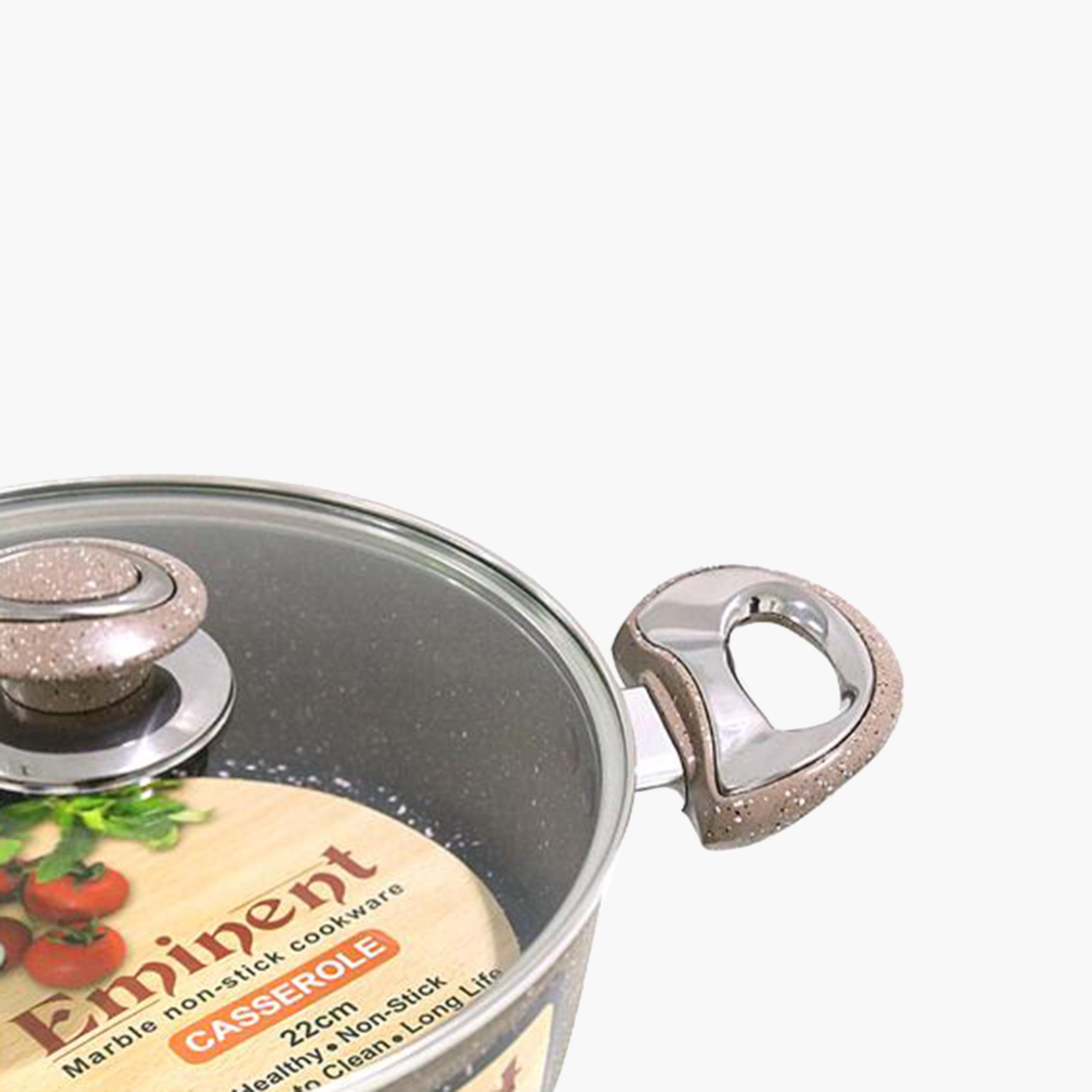 كسرولة فولاذ كربوني بطلاء غير لاصق بغطاء من إيميننت - 22x10 سم-hbxdecorandfurnishings-tabletop-serveware-image-3