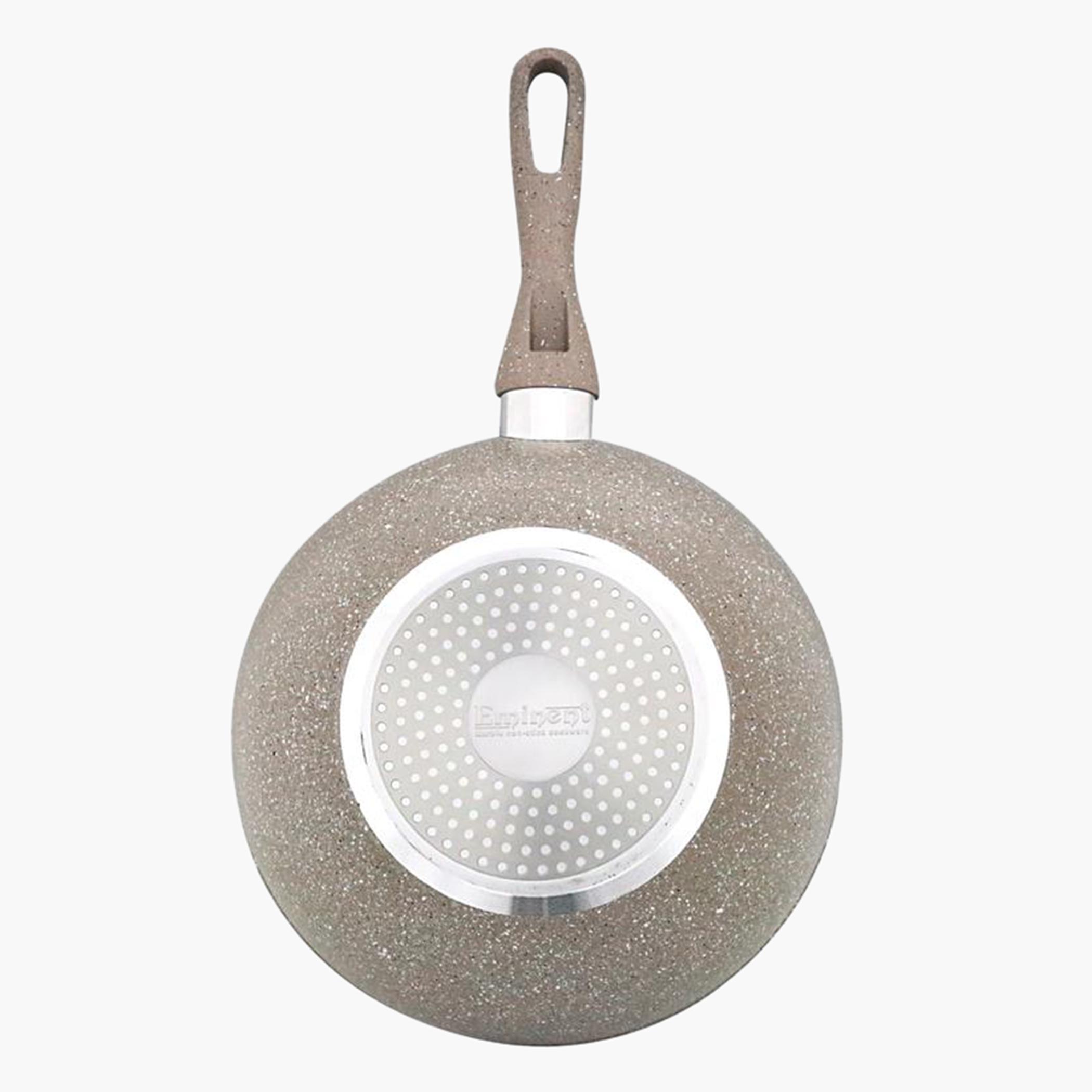 مقلاة بقاعدة حثية من الفولاذ الكربوني مع غطاء زجاجي  من إيميننت- 26x8 سم-hbxkitchen-cookware-image-4