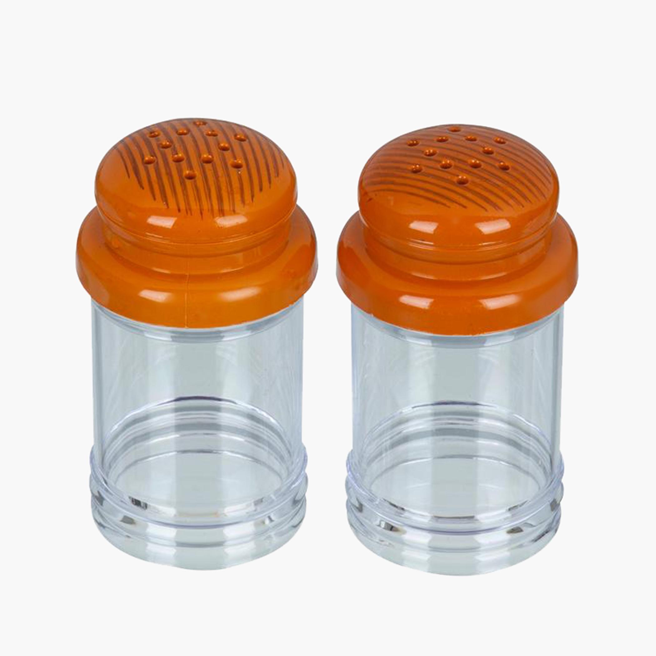 Everest Salt and Pepper Holder with Rack Set - 8x13x11 cm-hbxkitchen-storage-condimentholders-image-2