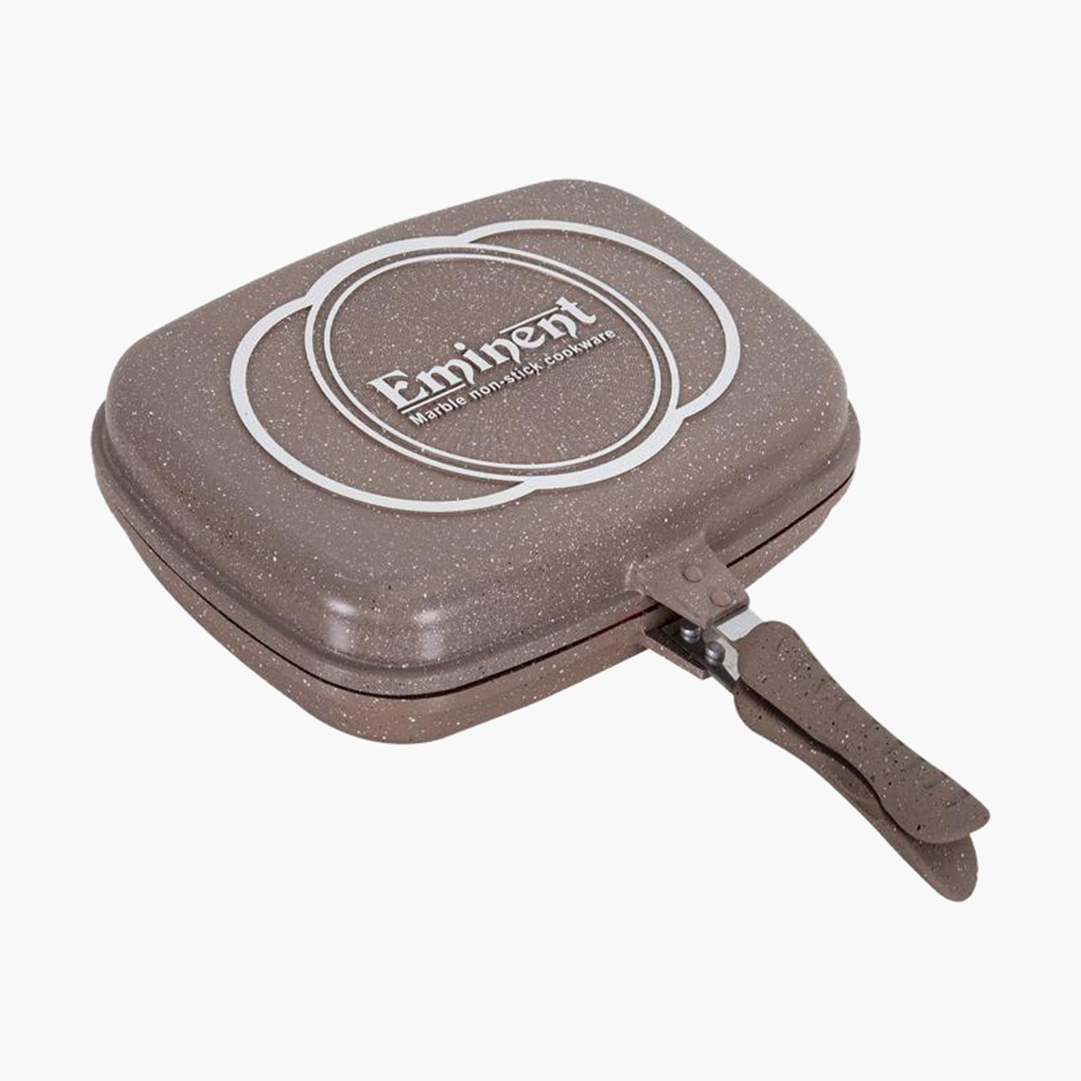 مقلاة شواء مزدوجة من الفولاذ الكربوني من إيميننت - 36 سم-hbxkitchen-cookware-image-5