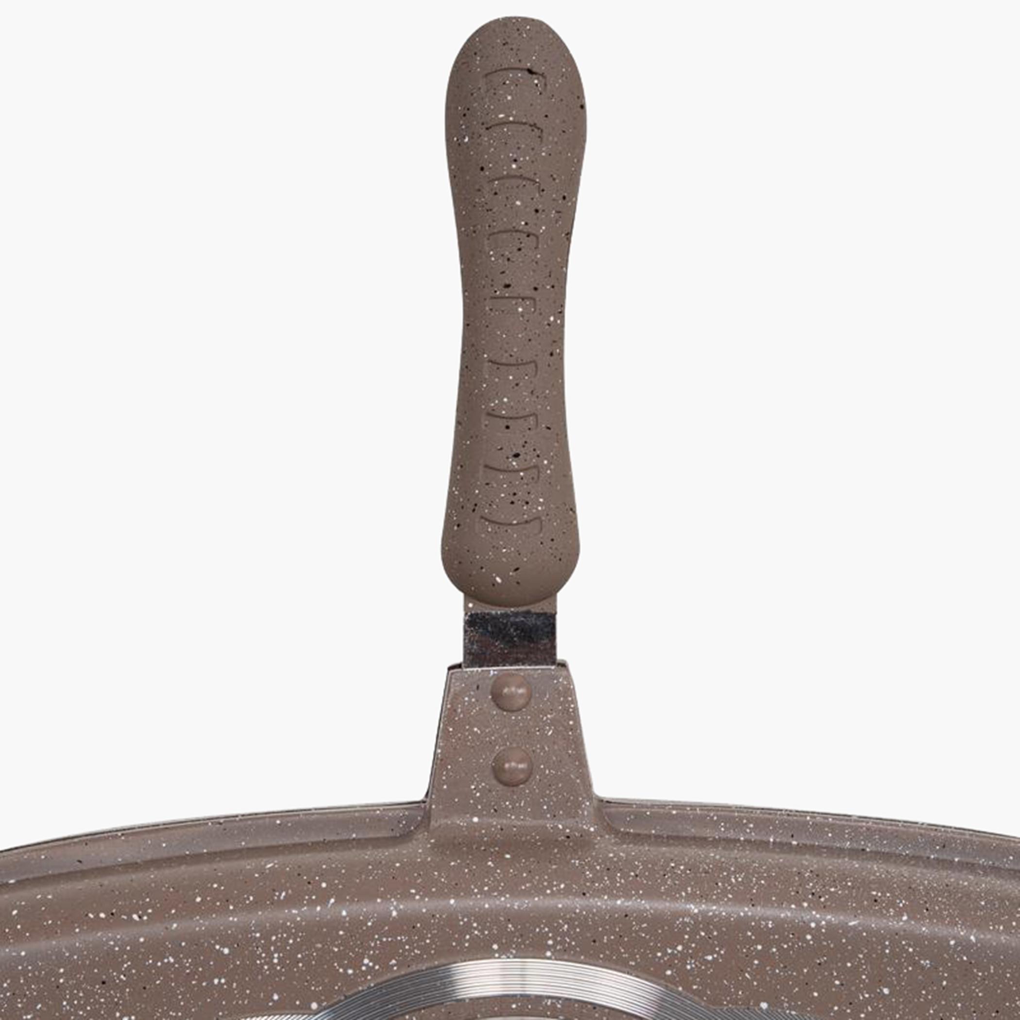 مقلاة شواء مزدوجة من الفولاذ الكربوني من إيميننت - 36 سم-hbxkitchen-cookware-image-4
