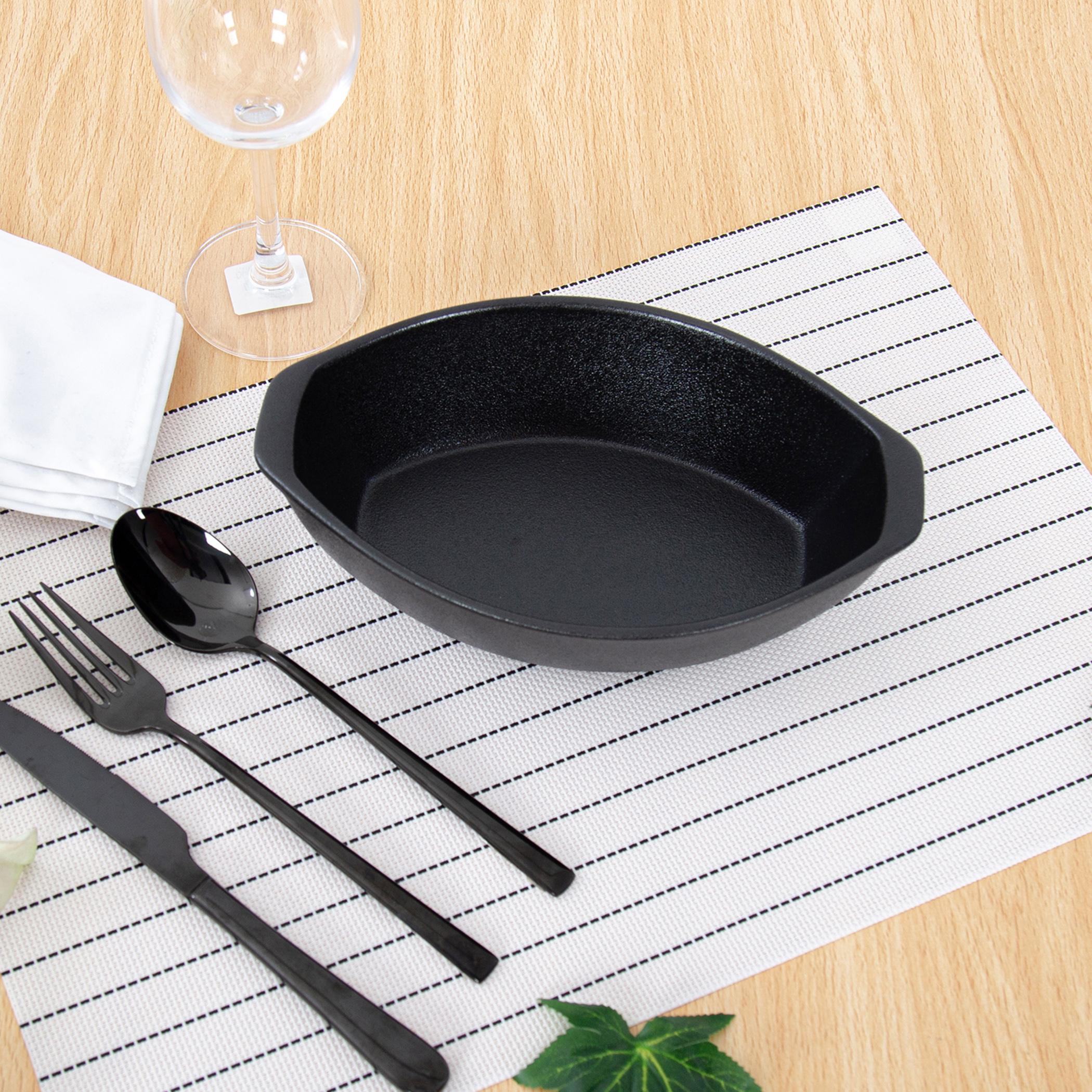 كسرولة بورسلان بيضاوية بمقبضين من فيكتوريانا - 28 سم-hbxdecorandfurnishings-tabletop-serveware-image-2