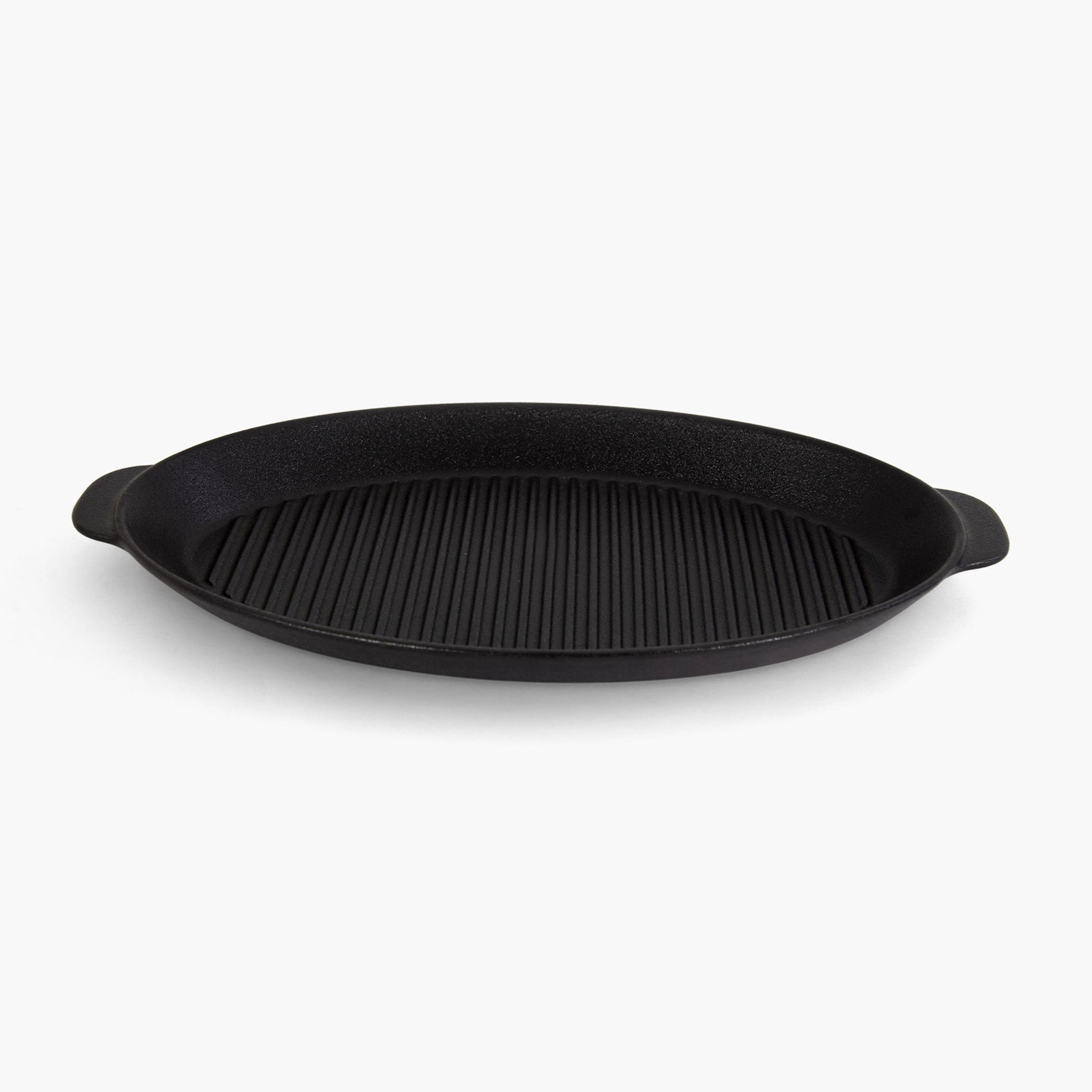 Victoriana Porcelain Embossed Oval Baker with 2 Handles - 38 cm-hbxkitchen-bakeware-image-3