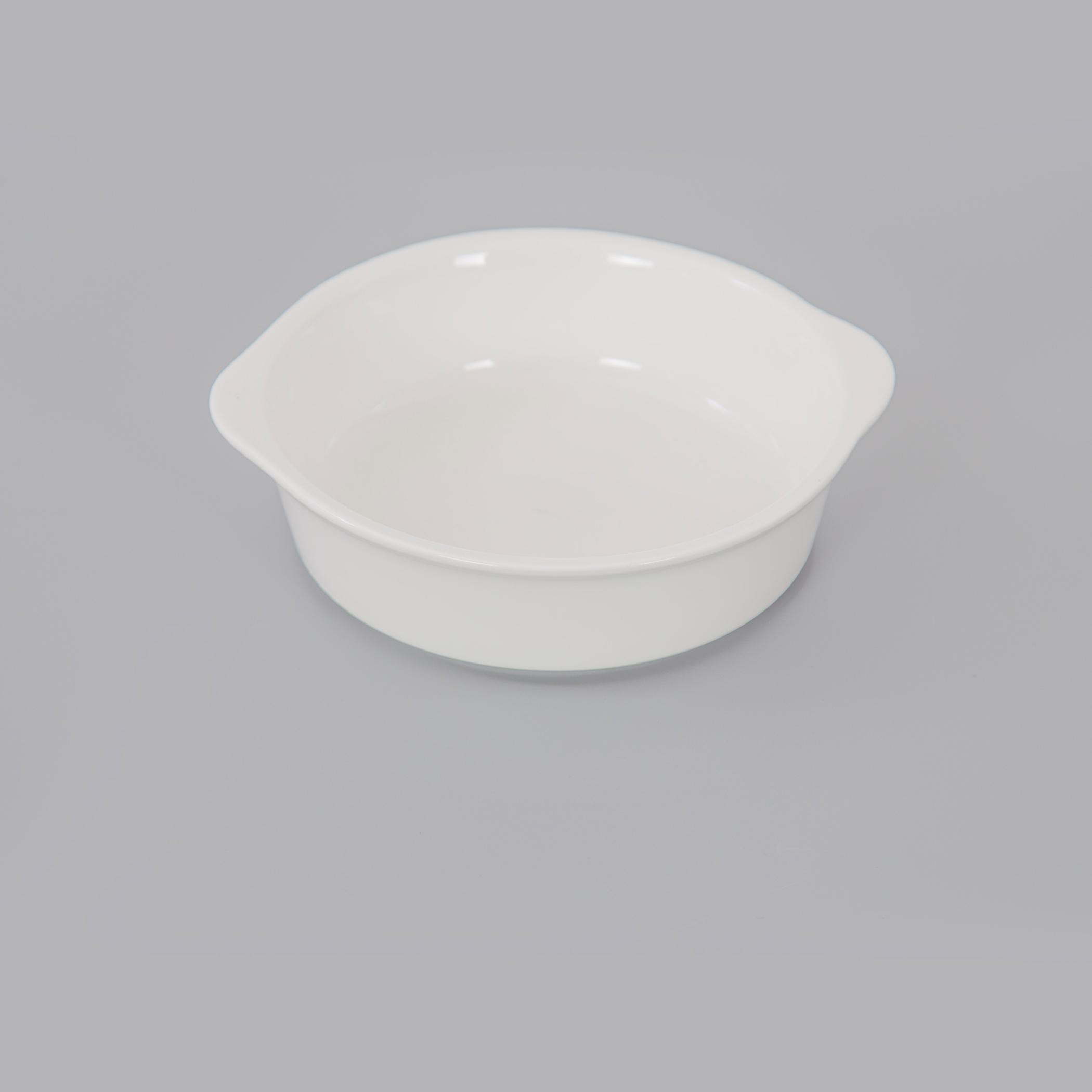 كسرولة بورسلان مستديرة بمقبضين من فيكتوريانا - 20 سم-hbxdecorandfurnishings-tabletop-serveware-image-2