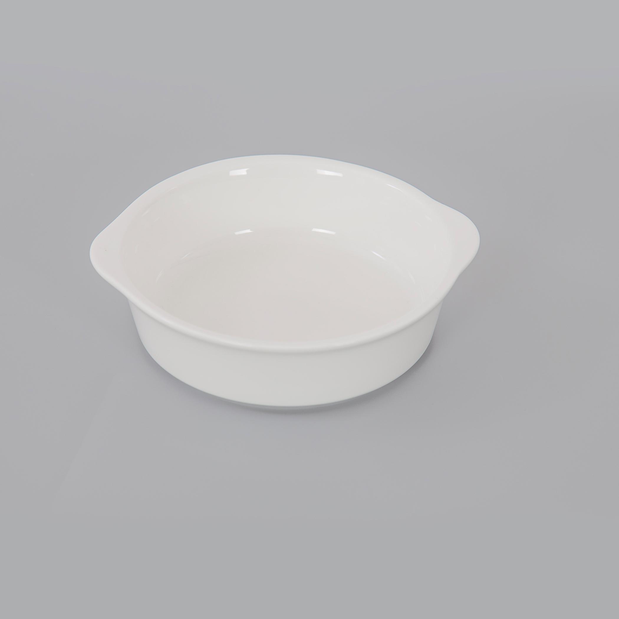 كسرولة بورسلان مستديرة بمقبضين من فيكتوريانا - 20 سم-hbxdecorandfurnishings-tabletop-serveware-image-4