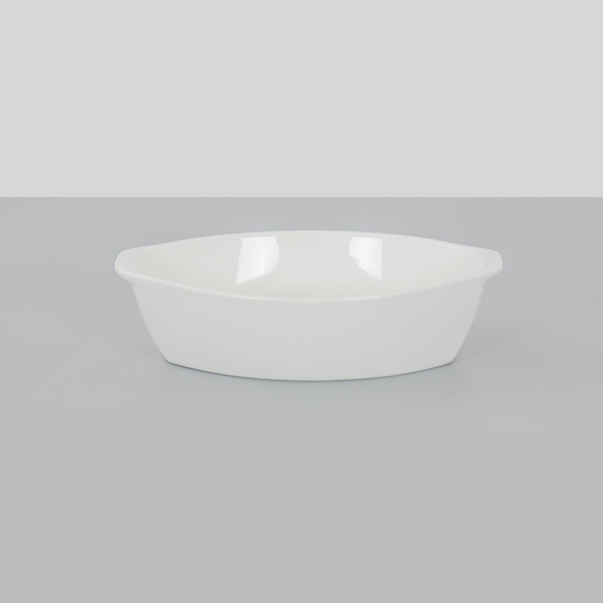 كسرولة بورسلان بيضاوية بمقبضين من فيكتوريانا - 23 سم-hbxdecorandfurnishings-tabletop-serveware-image-5