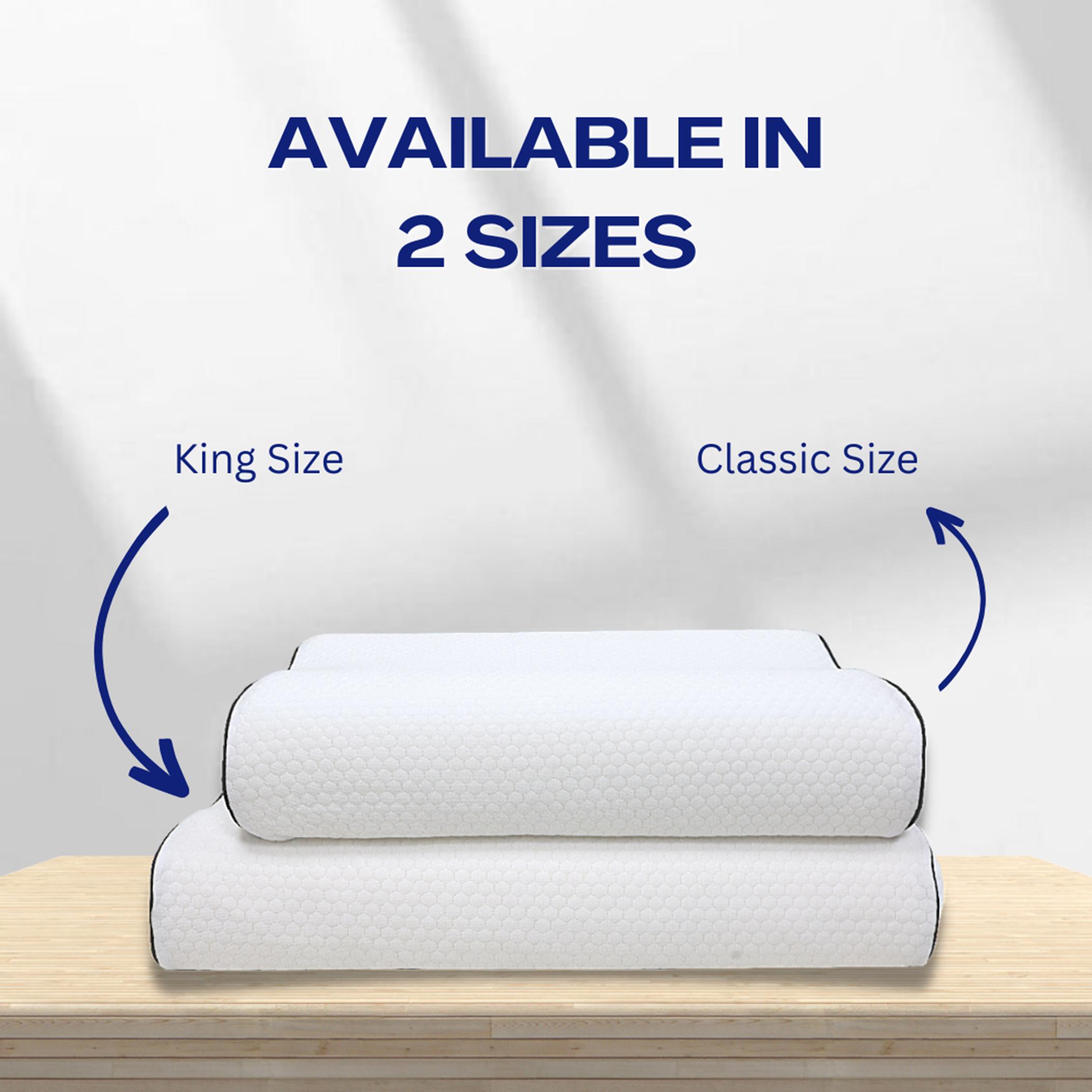 King size hot sale foam pillows