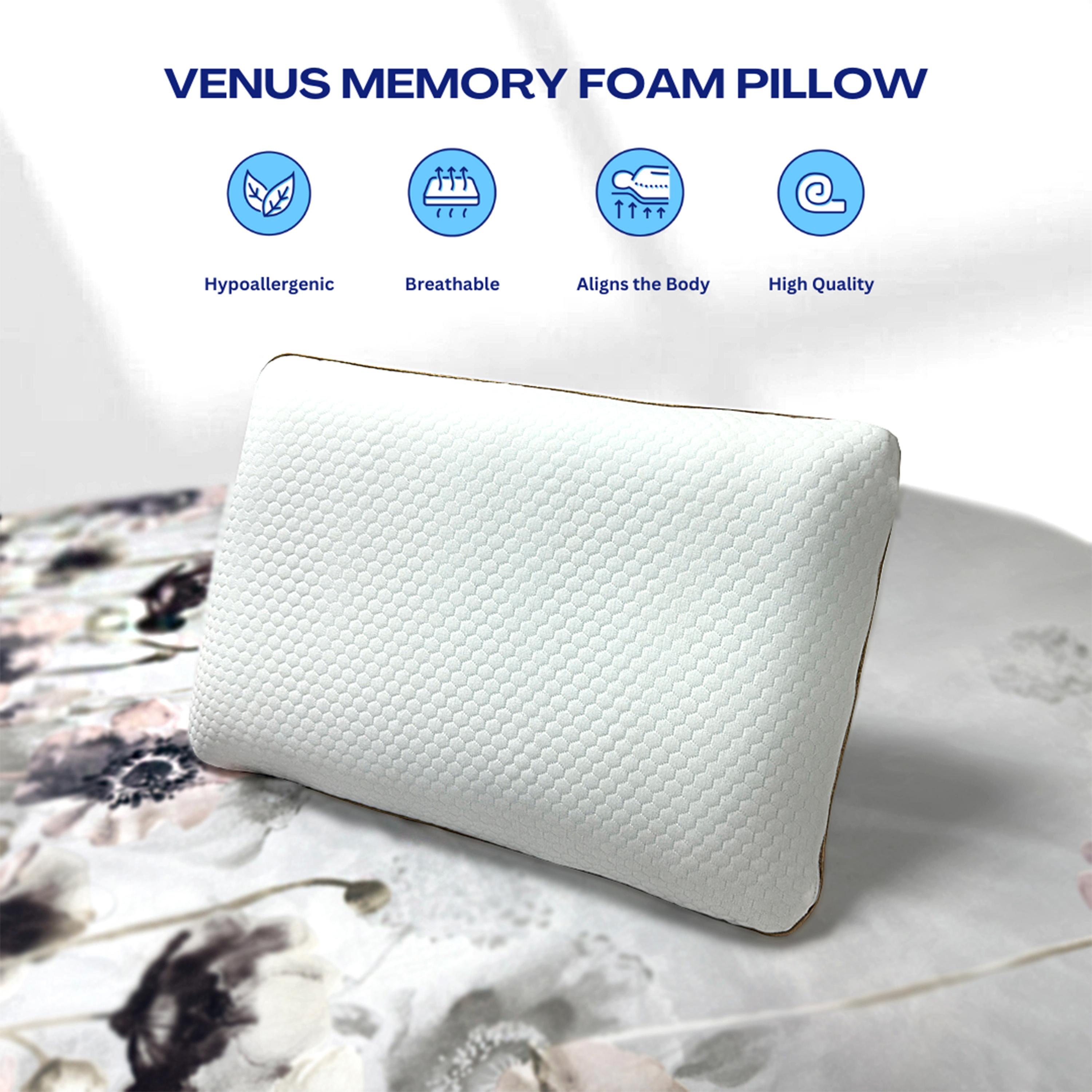 L shaped memory foam clearance pillow