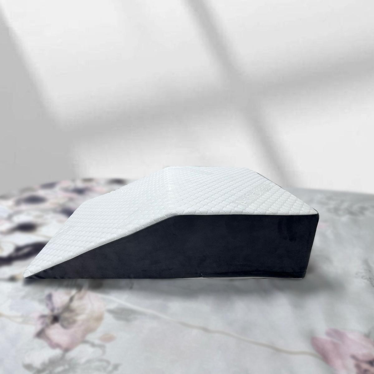 Snuggly Foam Wedge Leg Support Pillow - 60x50 cm