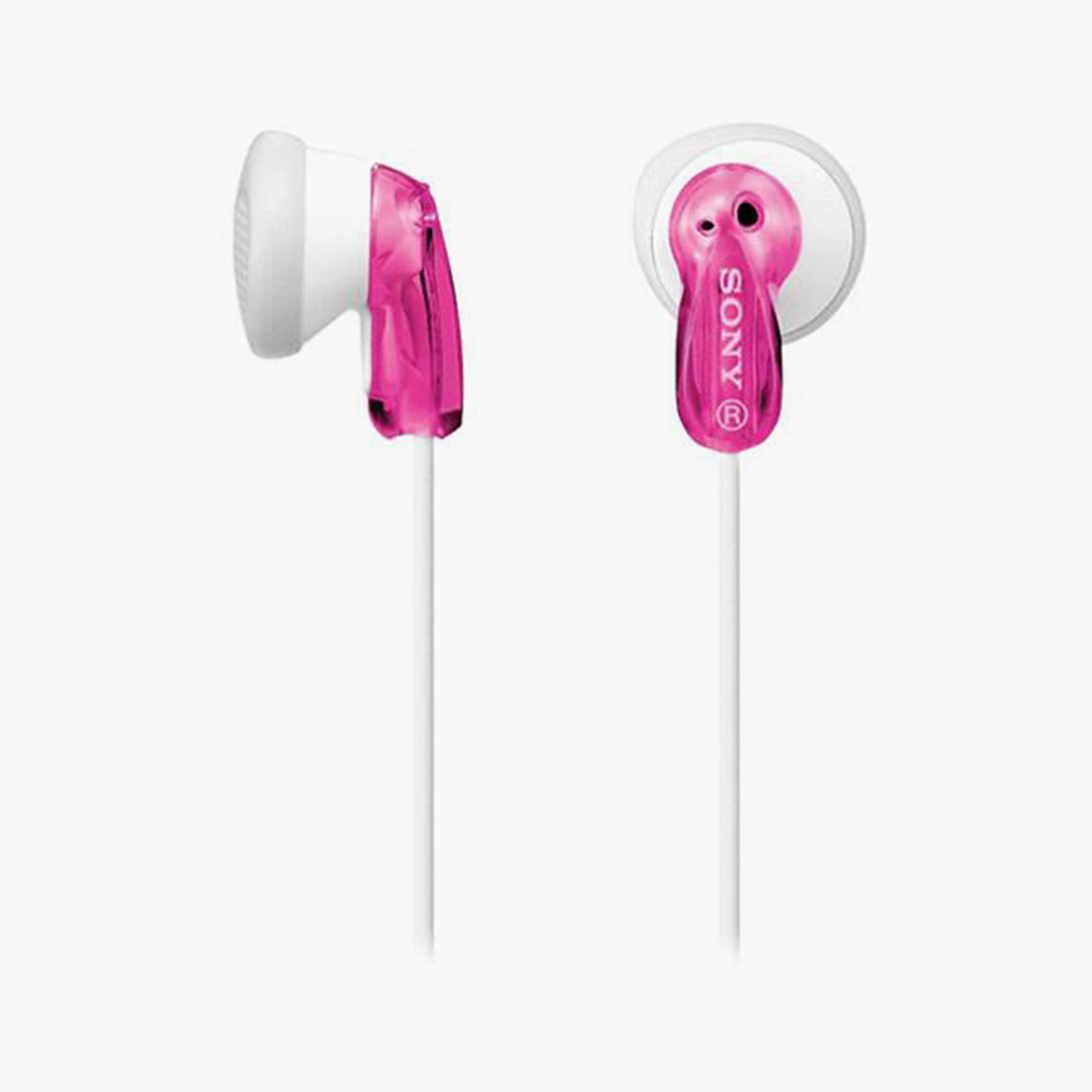 سماعة رأس من سوني ذات داخل الاذن باللون الوردي | MDR-E9LP/PINK-electronics-headphonesandearphones-image-1