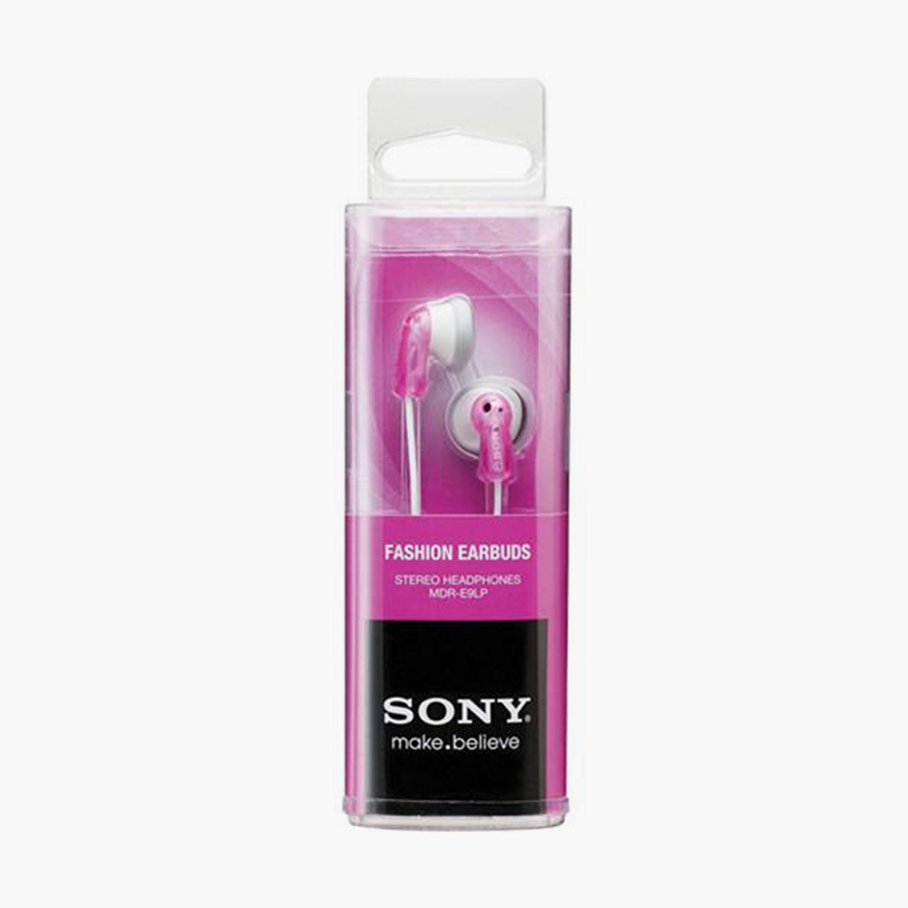 سماعة رأس من سوني ذات داخل الاذن باللون الوردي | MDR-E9LP/PINK-electronics-headphonesandearphones-image-2