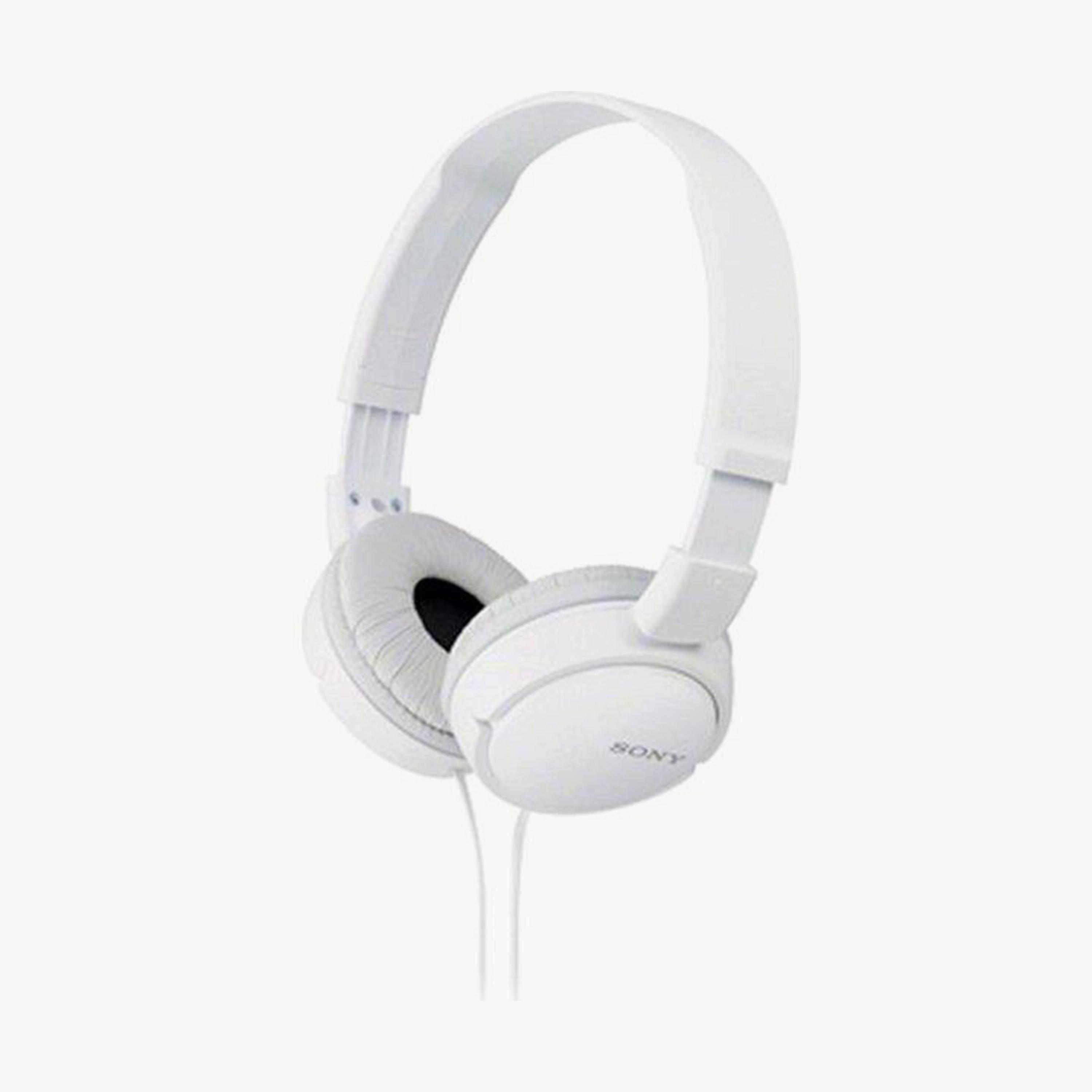Sony On-Ear Stereo Headphone with Mic White | MDRZX110APWHITE-electronics-headphonesandearphones-image-1