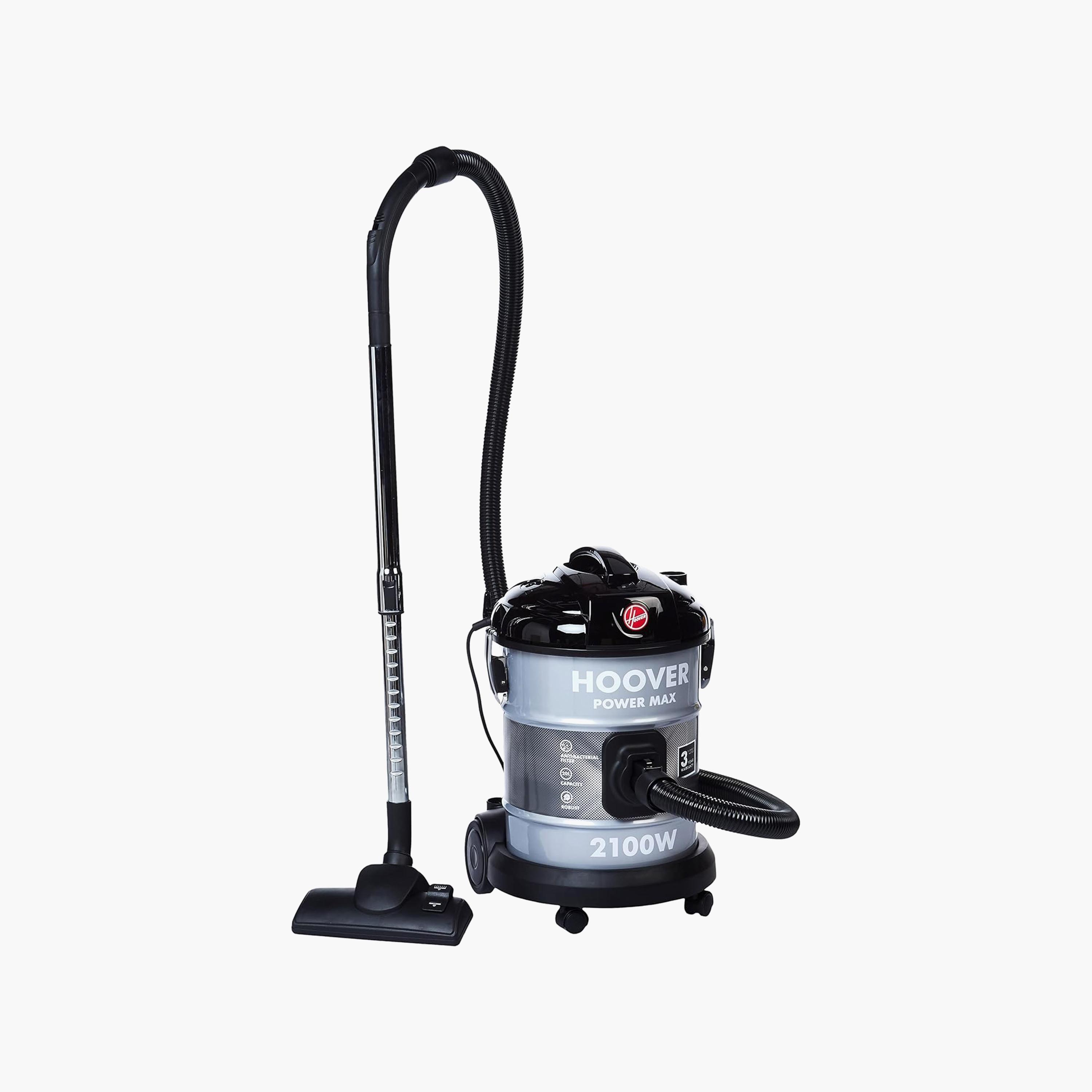 مكنسة كهربائية اسطوانية من هوفر سعة 20 لتر باللون الرمادي | HT87-T2-M-household-appliances-homeappliances-vacuumcleaners-image-1
