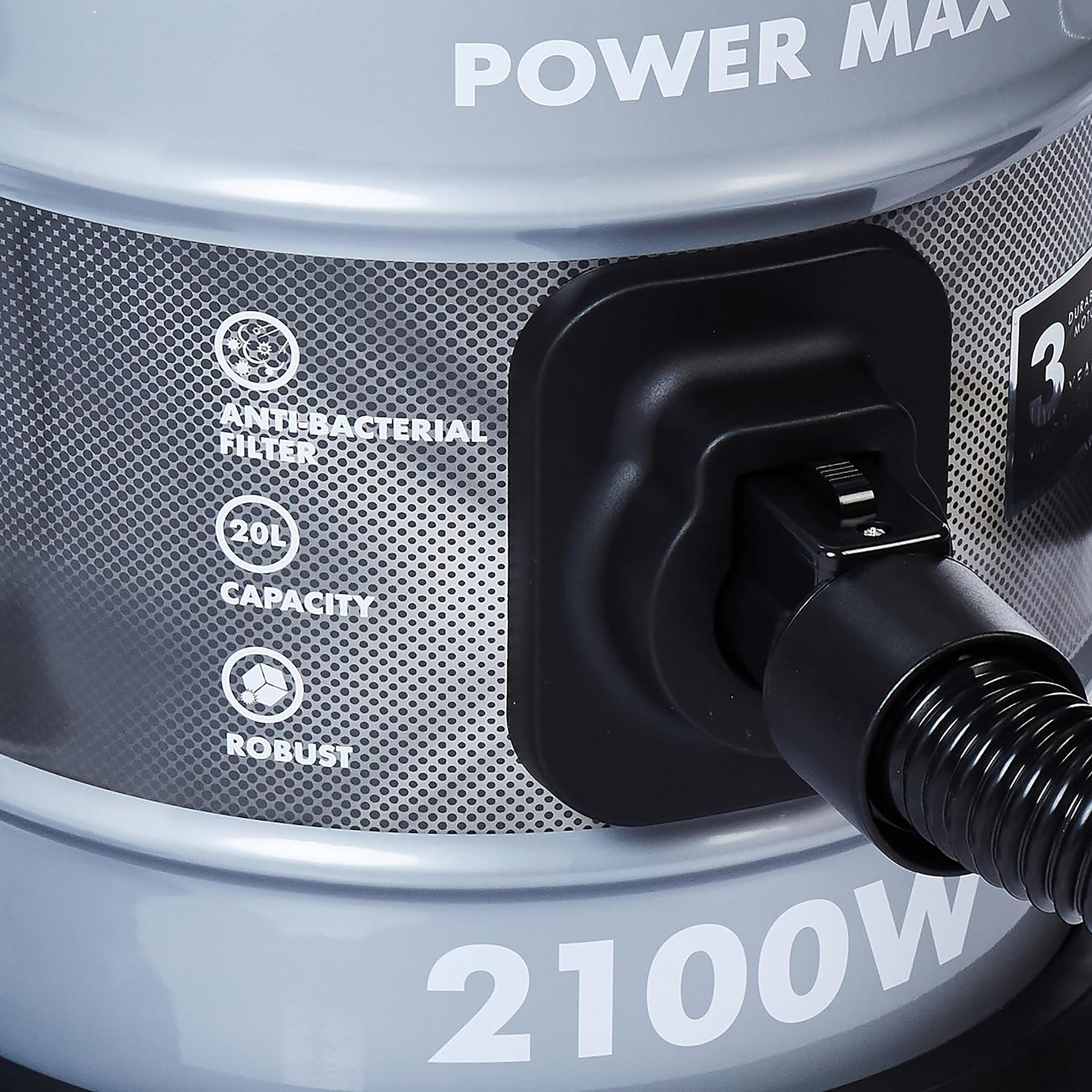 مكنسة كهربائية اسطوانية من هوفر سعة 20 لتر باللون الرمادي | HT87-T2-M-household-appliances-homeappliances-vacuumcleaners-image-2