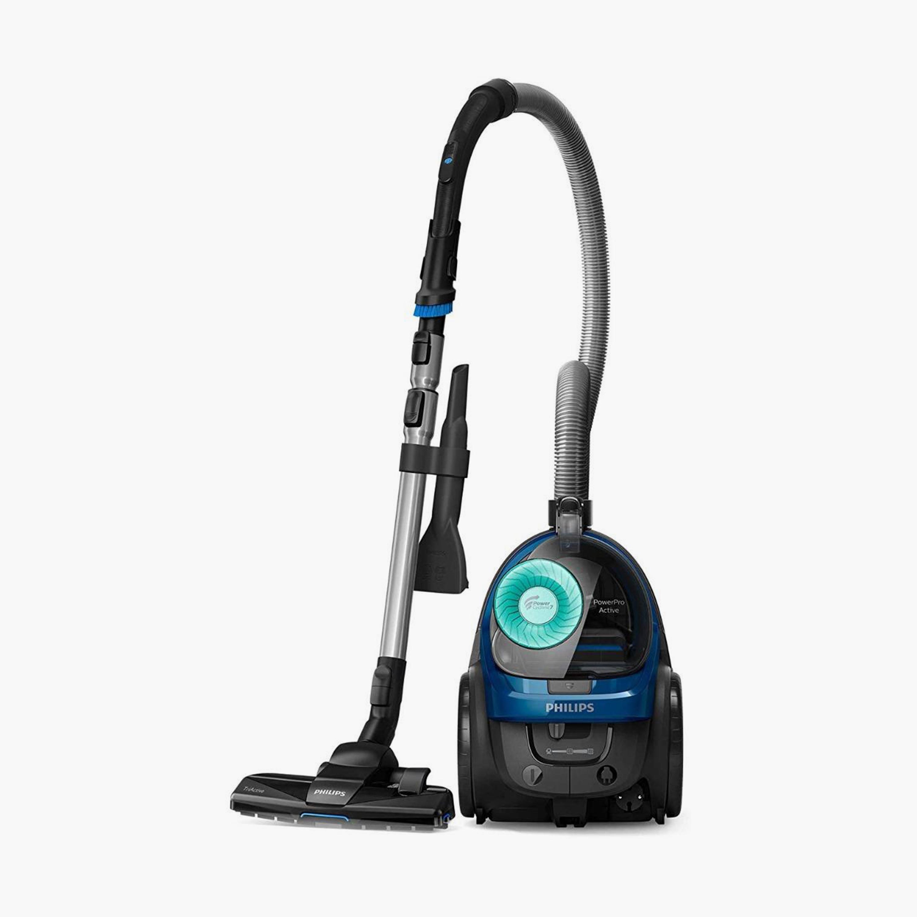 مكنسة فيليبس الكهربائية بدون كيس سعة 1.5 لتر باللون الأسود والأزرق الملكي الداكن | FC9570-household-appliances-homeappliances-vacuumcleaners-image-1