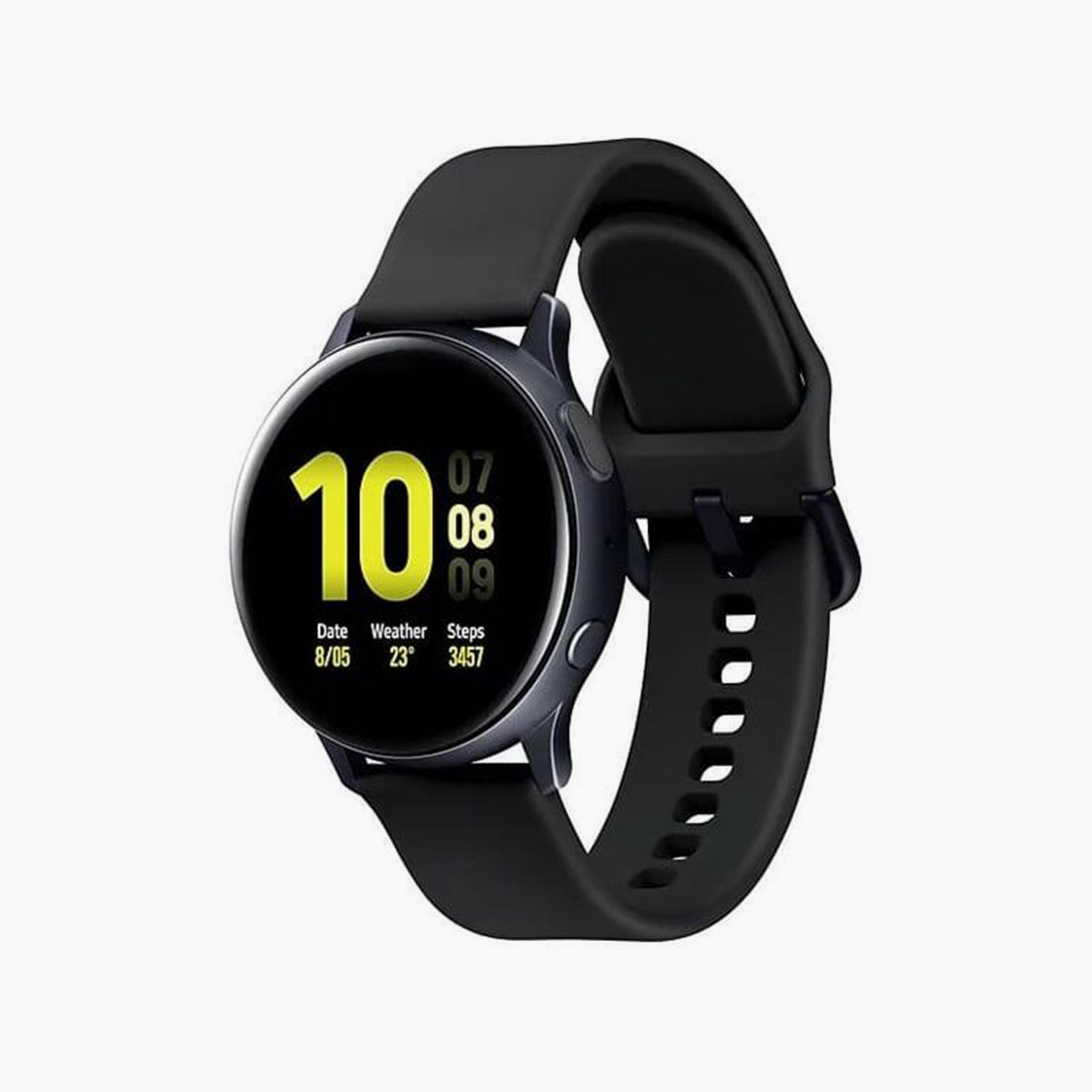 ساعة سامسونج جالاكسي أكتيف 2 من الألومنيوم مقاس 44 ملم باللون الاسود | SMR820NZKAXSG-electronics-smartwatches-image-1