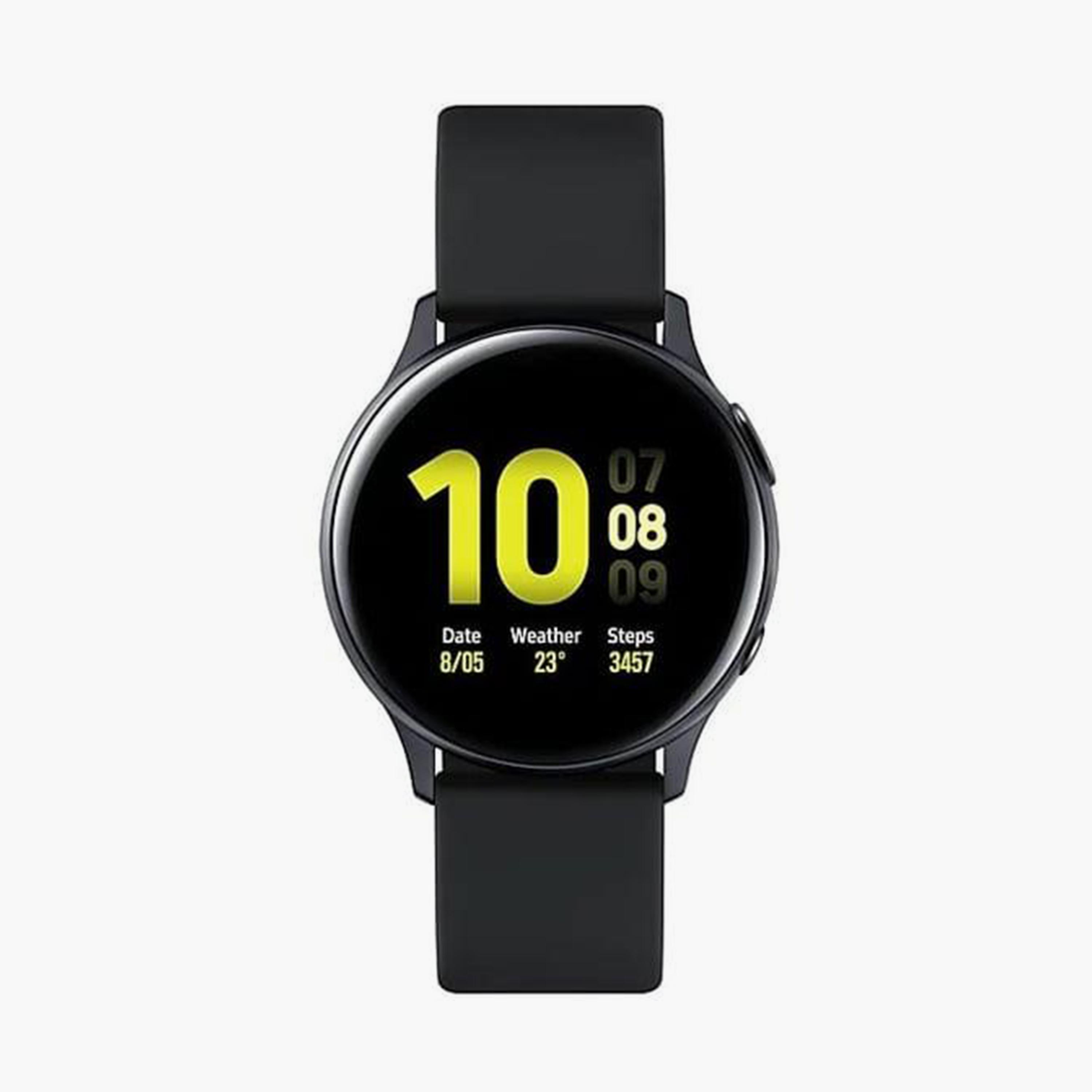 ساعة سامسونج جالاكسي أكتيف 2 من الألومنيوم مقاس 44 ملم باللون الاسود | SMR820NZKAXSG-electronics-smartwatches-image-2
